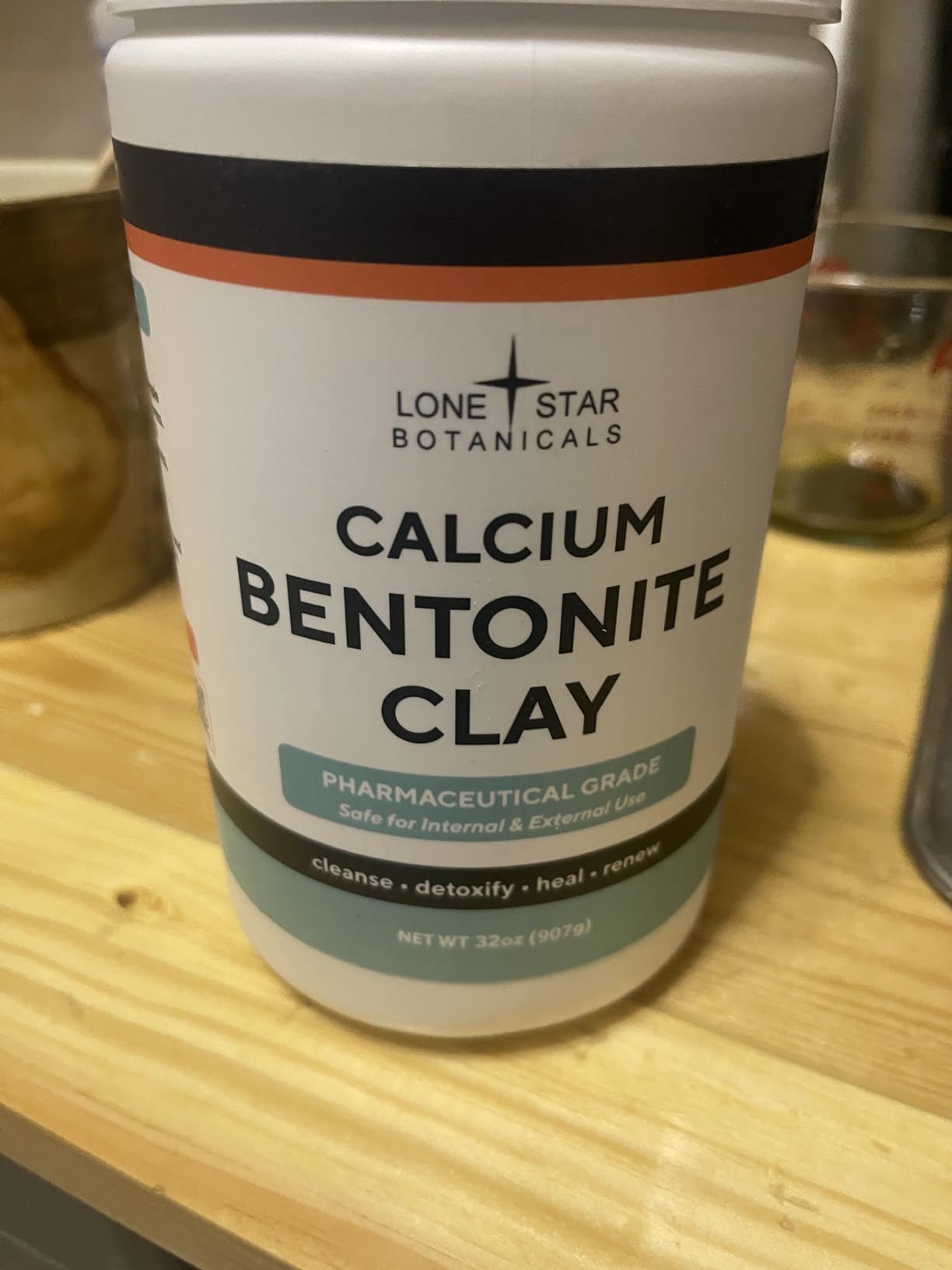 Calcium Bentonite Clay Healing Powder - Pure Pharmaceutical - Face, Body & Hair Detox Mask, Natural Mud Masks, Deep Pore Cleansing for Health & Beauty customer photo 2