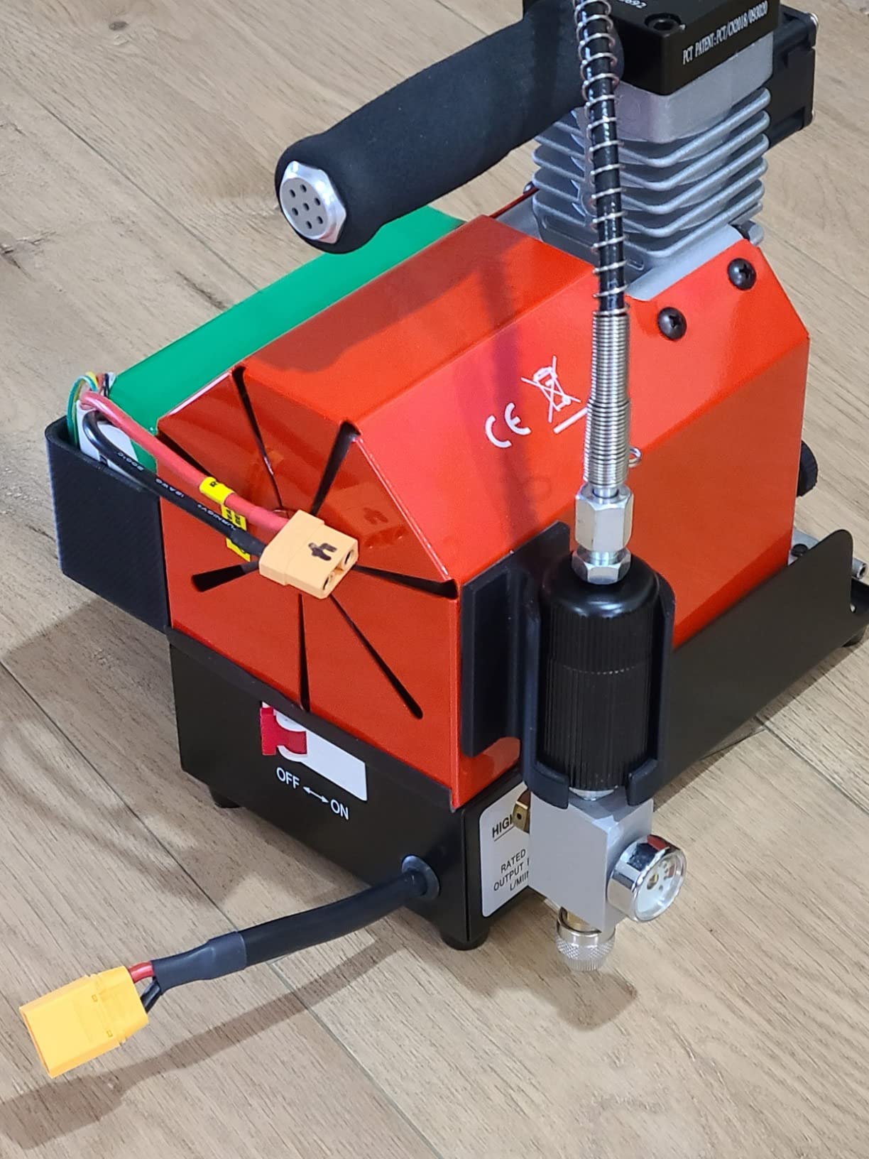 GX PUMP GX-E-CS2 Portable PCP Air Compressor, 4500Psi/30Mpa, Quick-Fill customer photo 1