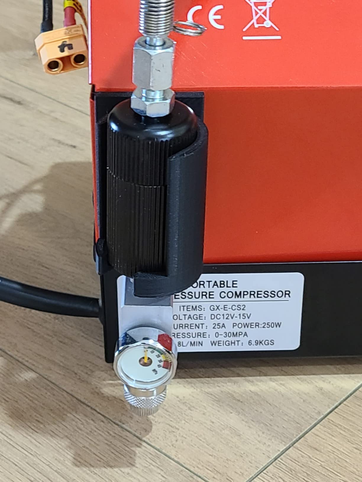 GX PUMP GX-E-CS2 Portable PCP Air Compressor, 4500Psi/30Mpa, Quick-Fill customer photo 2