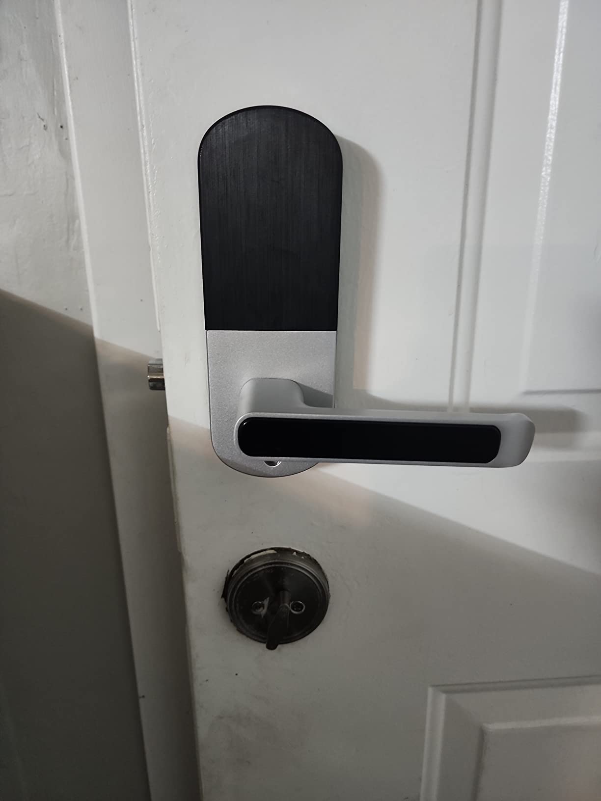 Fingerprint Smart Door Lock with Handle & Keypad - No More Lost Keys, Keyless Entry & Remote Access for Home, Kids, Airbnb & Rental Property, DIY Install, Alexa & Google Compatible customer photo 2