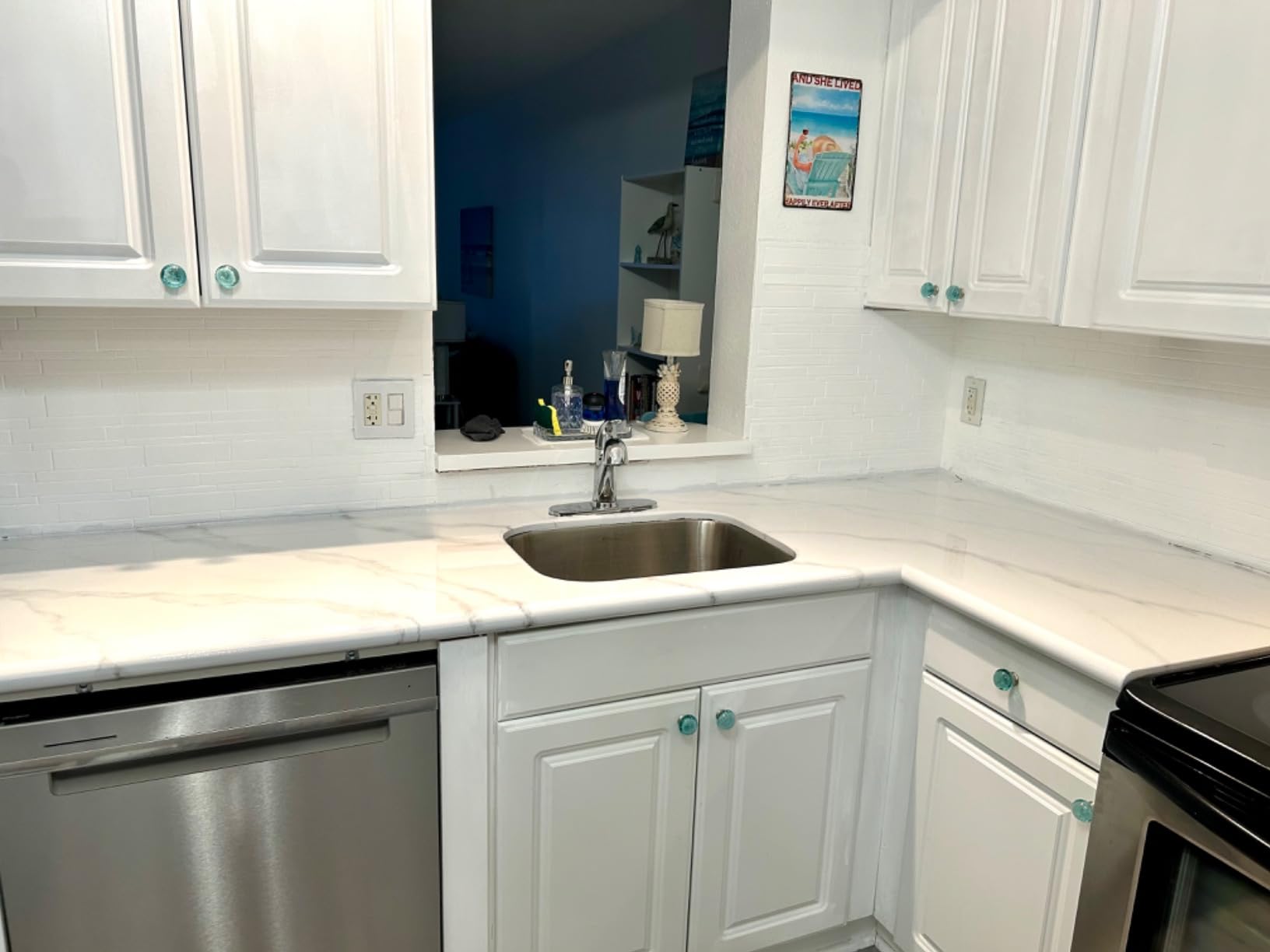 Giani Marble Easy Epoxy Countertop Paint Kit (Carrara White) customer photo 2