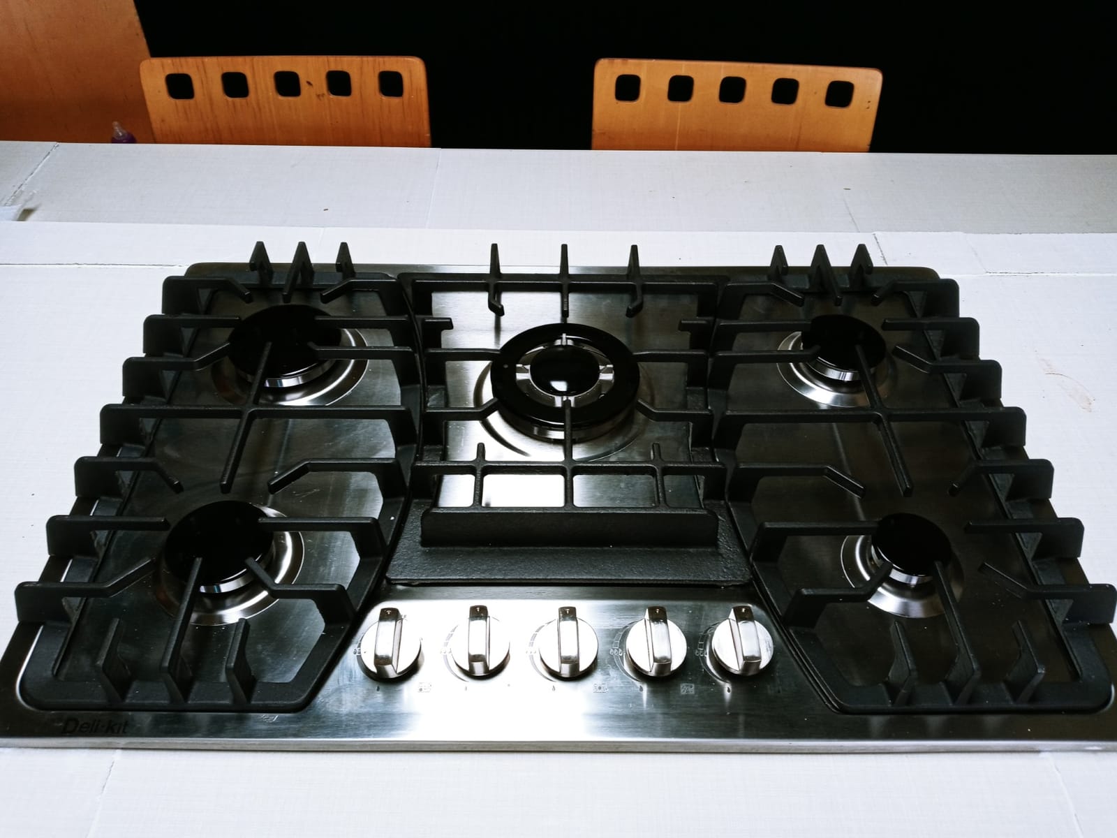 30 Inch Gas Cooktop - Dual Fuel Sealed 5 Burners Built-In Stainless Steel Hob DK257-A03 customer photo 2