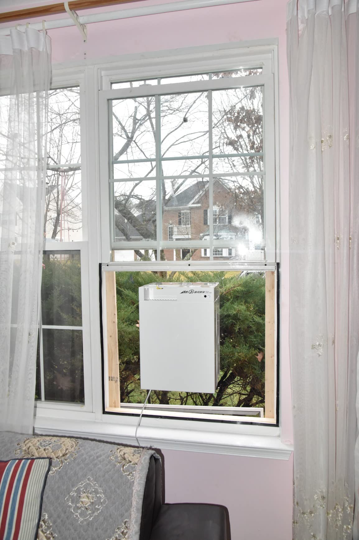 BROAD AirPro Fresh FF100 HEPA Fresh Air ERV System with 99% PM2.5 Filtration Efficiency, 70% Fresh Air Heat Recovery Efficiency and 100% Fresh Air customer photo 1