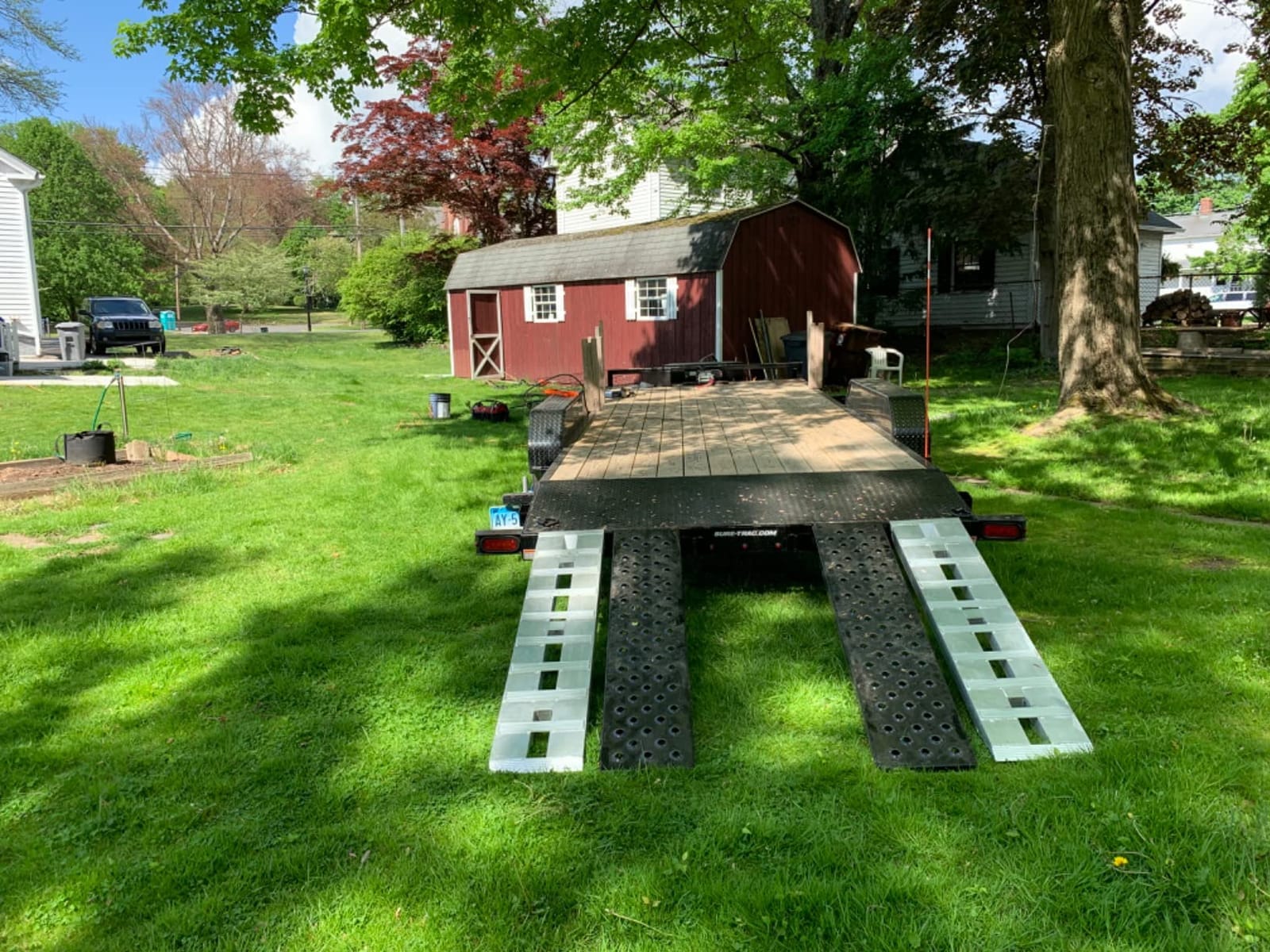 BestEquip 84x14 Inch Aluminum Ramps 6000LBS Capacity Car Trailer Truck ATV Ramps 1 Pair 2 Ramps customer photo 1