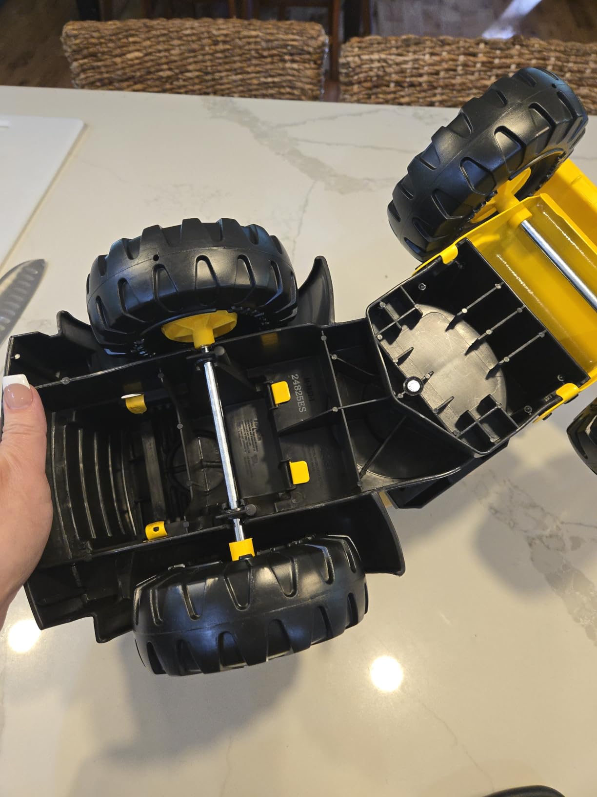 Tonka Steel Classics Front Loader - Made with Steel & Sturdy Plastic, Yellow Toy Construction Truck customer photo 2
