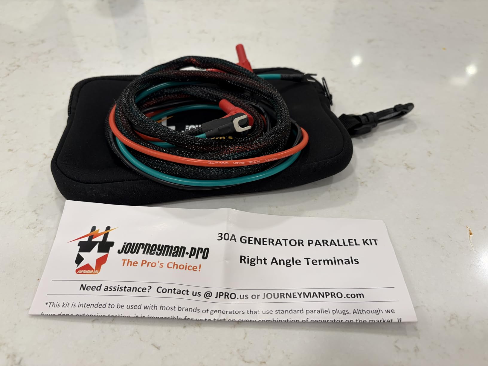 Journeyman-Pro Inverter Generator Parallel Kit, 30 Amp RV Cord, 6 Foot | Inverter Generator Parallel Kit, 30 Amp Cord, 6 Foot Length, Connects 2 Generators for Increased RV Power Output Capacity customer photo 2
