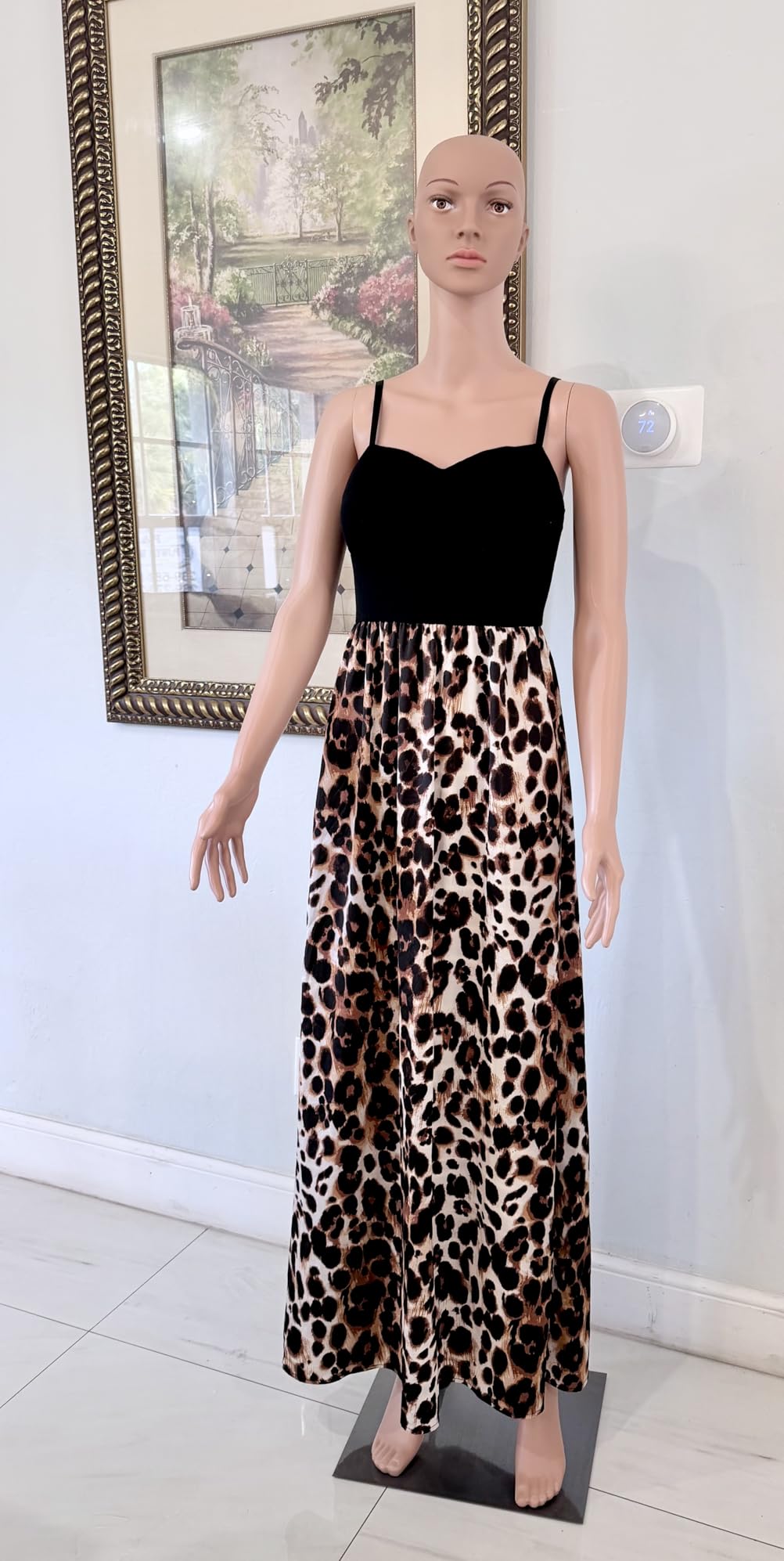 Female Mannequin Full Body Dress Form Stand 69 Inch Adjustable Plastic Detachable Mannequin Stand Realistic Display Head Metal Base (69 Inches-A) customer photo 1
