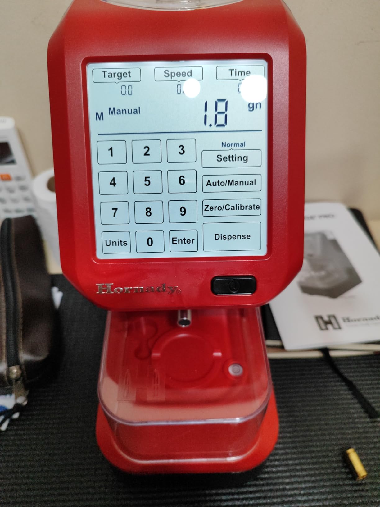 Hornady Auto Charge Pro Powder Measure - Precise Powder Measuring and Dispensing, Accurate to 0.1 Gain - Features Customizable Trickle Speeds, Back-Lit Touch Screen and Built-In Bubble Level customer photo 2