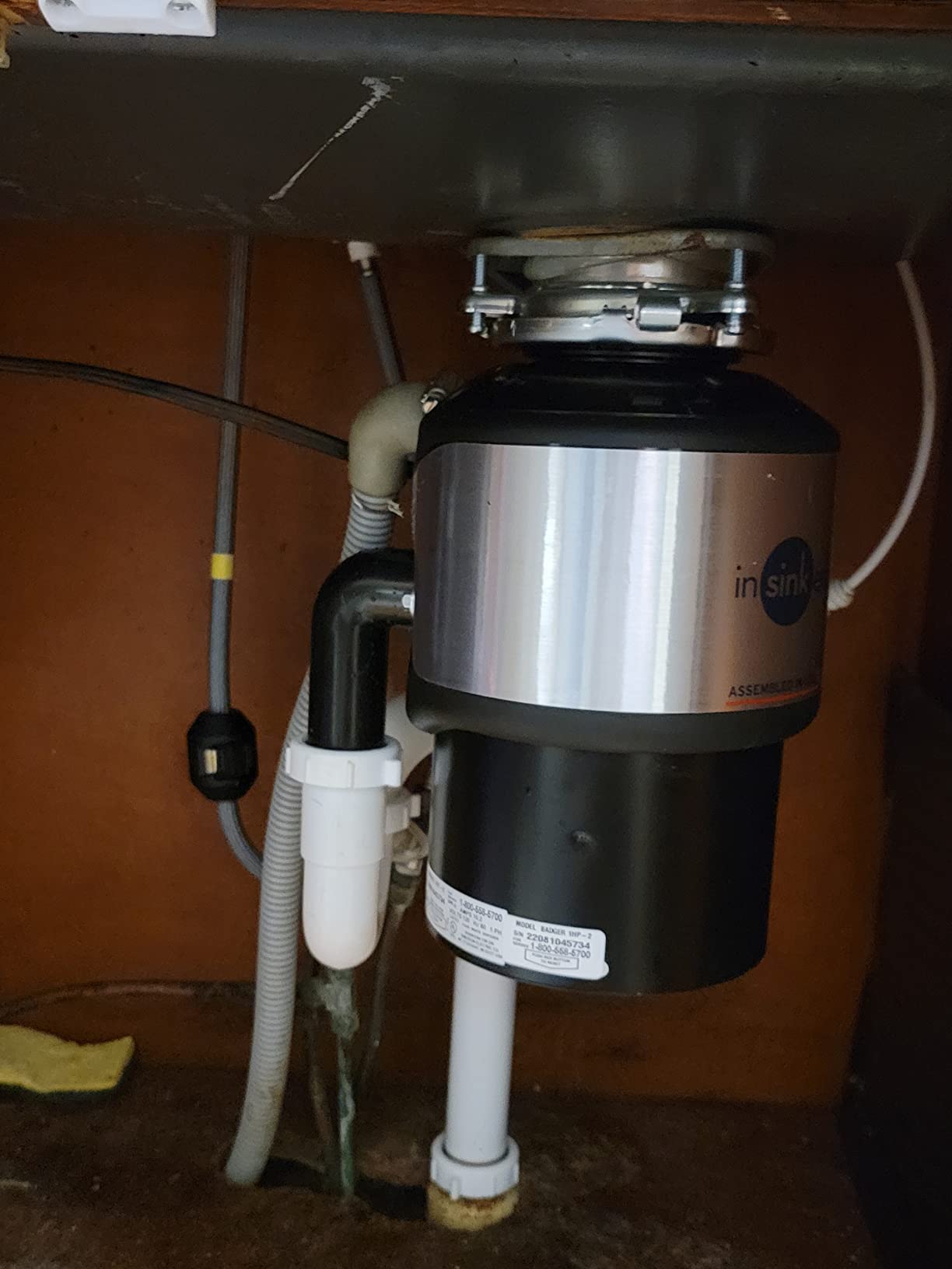 InSinkErator Garbage Disposal, Badger 1 HP, Power Series, 1 HP Continuous Feed,Black customer photo 1