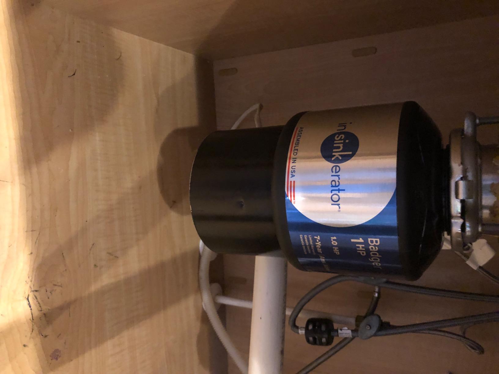 InSinkErator Garbage Disposal, Badger 1 HP, Power Series, 1 HP Continuous Feed,Black customer photo 2