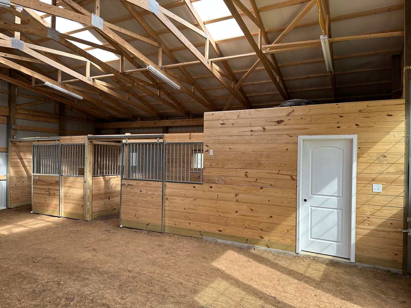 12 ft Galvanized Horse Stall Front Kit with Feed Opening Lumber NOT Included! customer photo 1