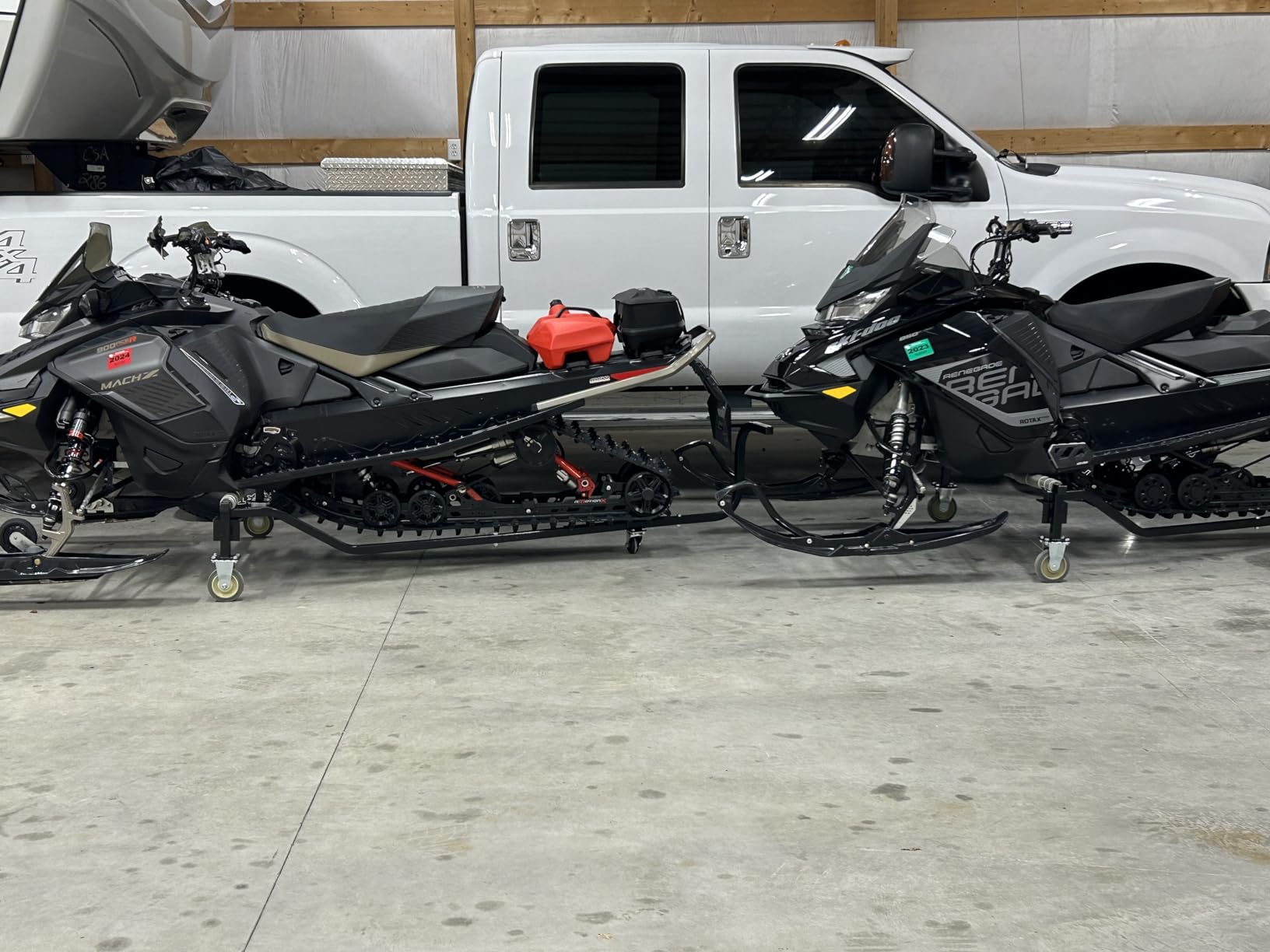 Black Ice Snowmobile Dolly, Steel Lift, 1,500 lb Cap, Folding customer photo 1