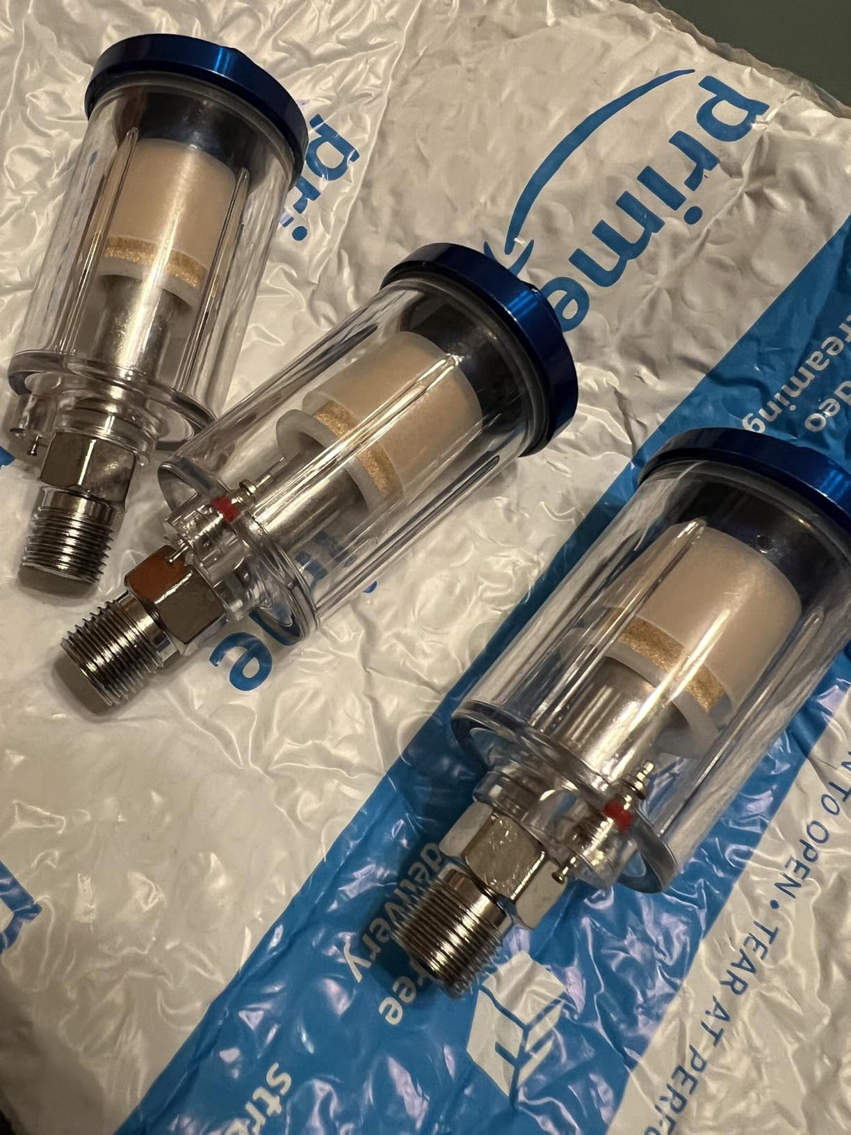 Mudder 3 Pcs Air Compressor Filter, 1/4 Inch Npt Air Oil Water Separator customer photo 1