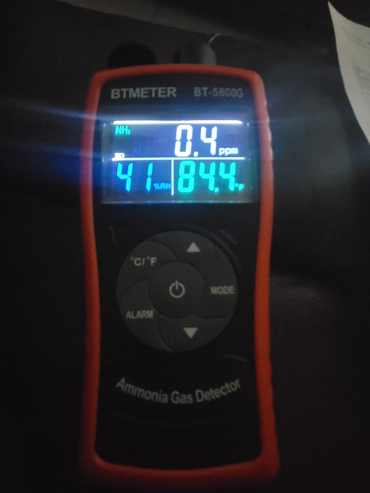 BTMETER BT-5800G Ammonia Gas Detector Sensor, Test for 0~100 PPM Nh3 Monitor Gauge with Temperature Humidity Tester customer photo 2