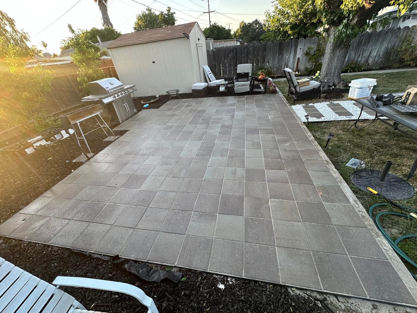 MasonryDefender Gloss, Wet Look Patio Paver Sealer, 1 gal - Clear Water-Based Sealant for Natural Stone Surfaces customer photo 1