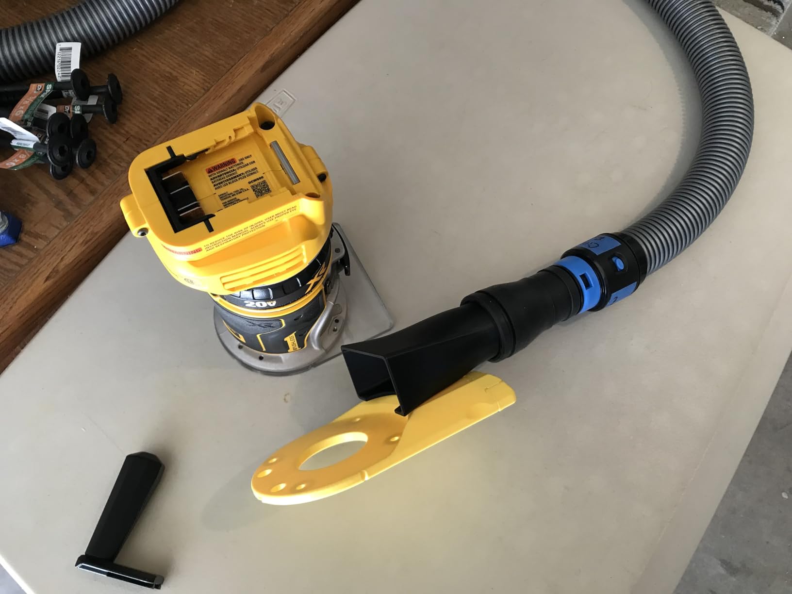 Cen-Tec Systems 94709 Quick Click 16 Ft. Hose for Home and Shop Vacuums with Expanded Multi-Brand Power Tool Adapter Set for Dust Collection customer photo 1