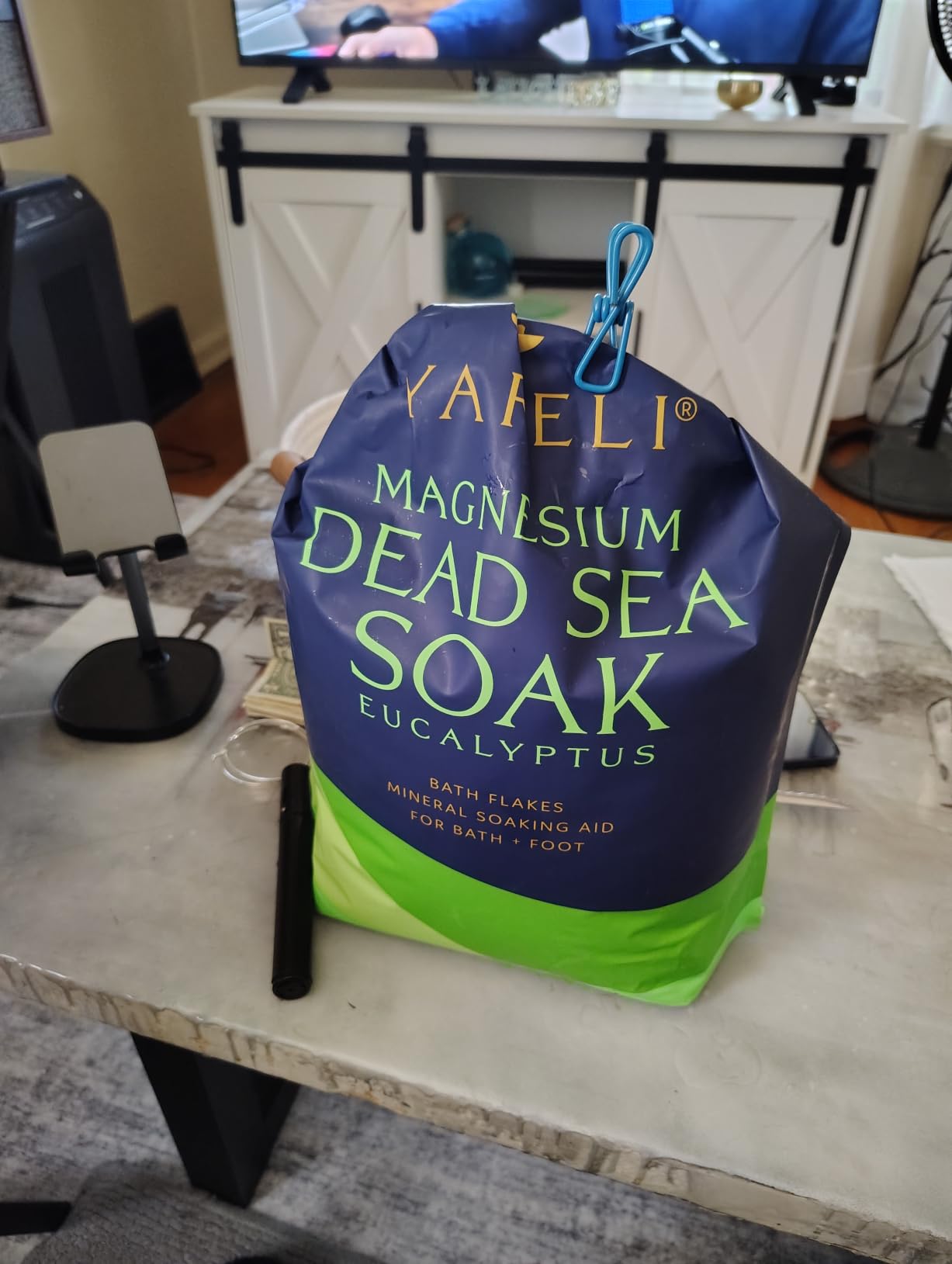 Magnesium Flakes, 15lb Dead Sea Bath Soak, Alternative to Epsom Salt customer photo 2