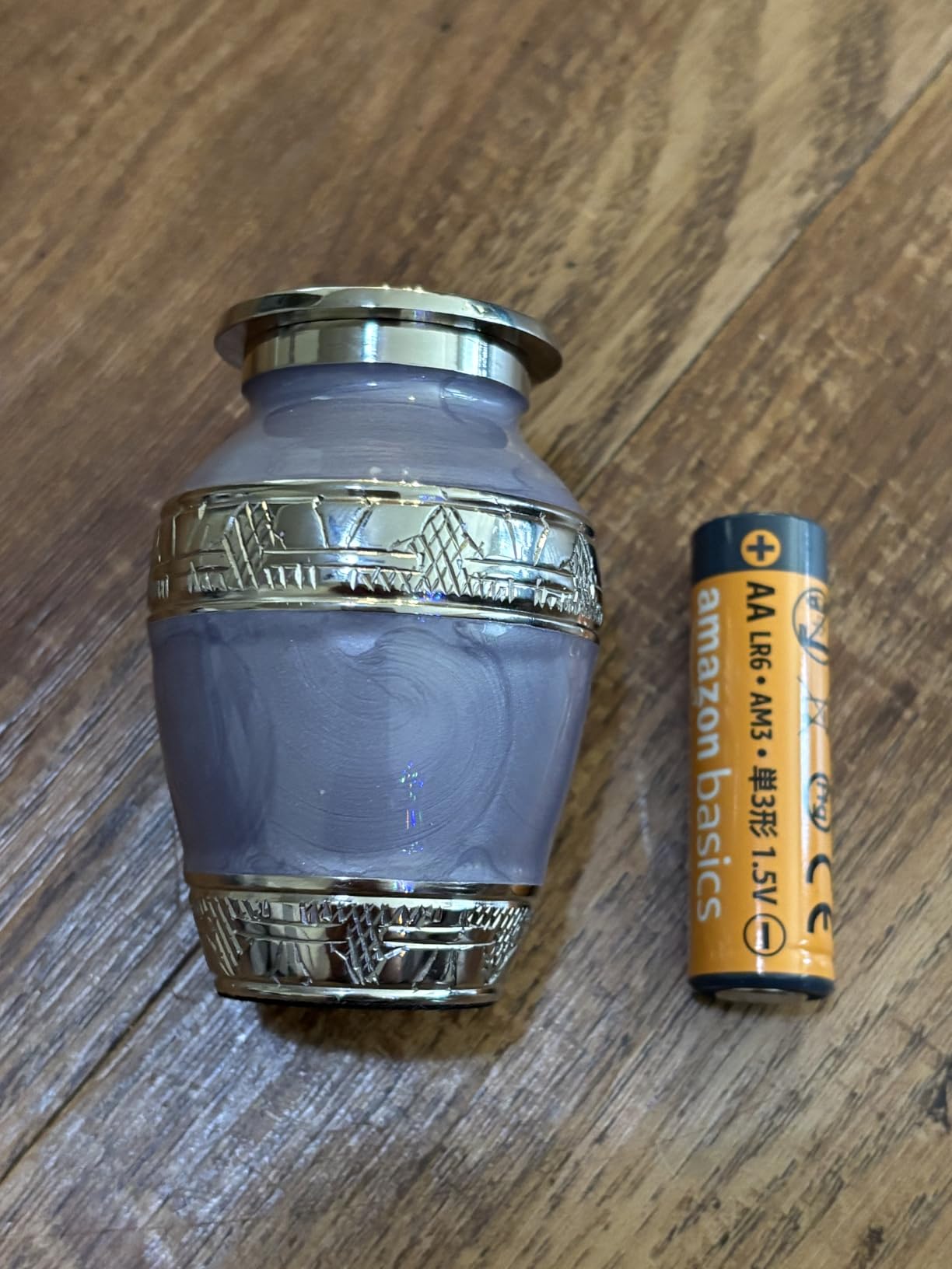 Trupoint Memorials Cremation Urns for Human Ashes, Silver Lining Decorative Burial Urns for Male and Female, Funeral Memorial Urn for Women and Men - Pearl, Adult (200 LB) customer photo 2