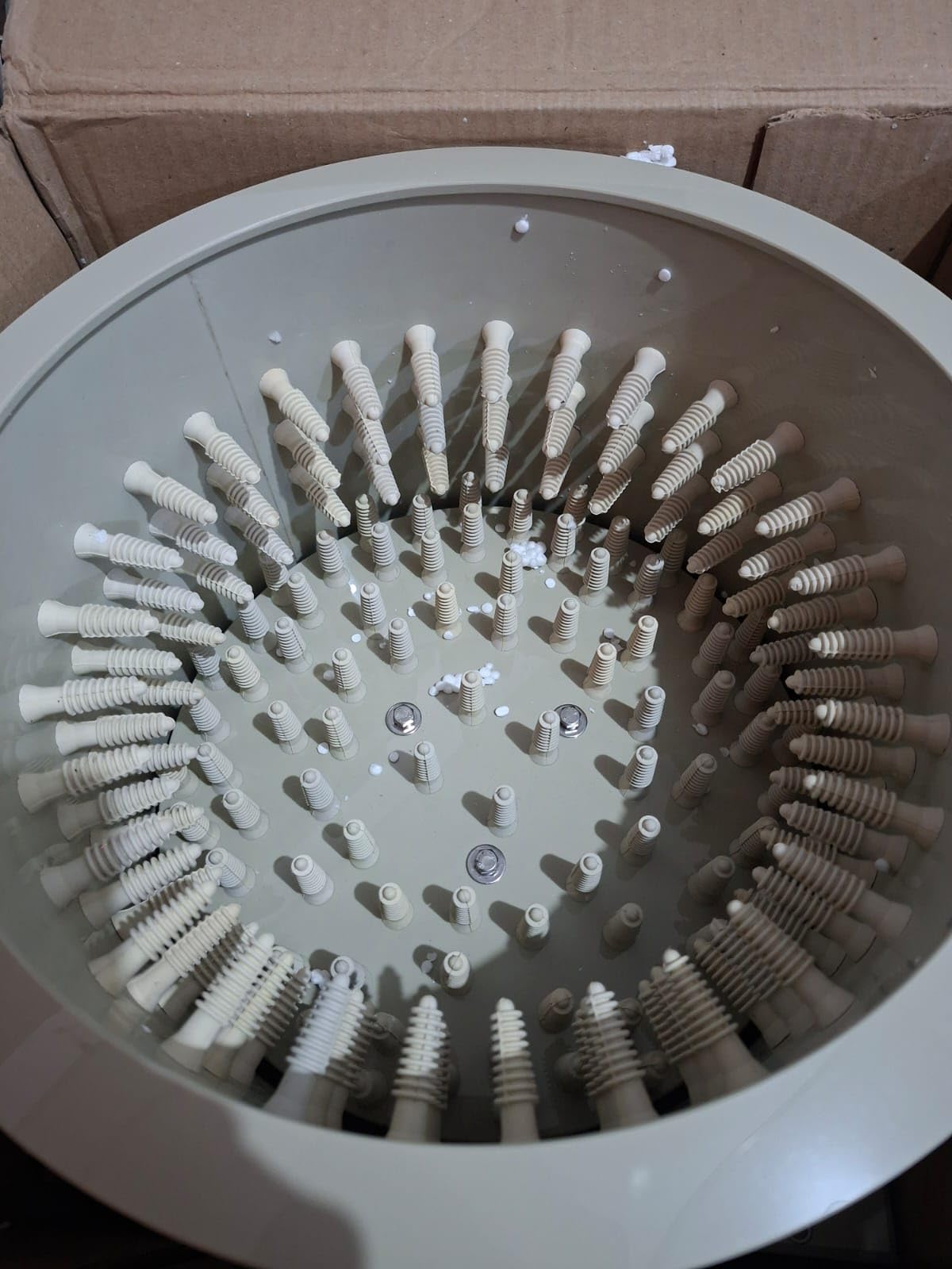 PluckerUkraine Quail Plucker Machine Mini 330 - Poultry Feather Remover for Small Chicken Quail Pigeon with Small Soft Fingers 13″Drum 110V-Plucker KIT (Quail Plucker Machine) (New) customer photo 2