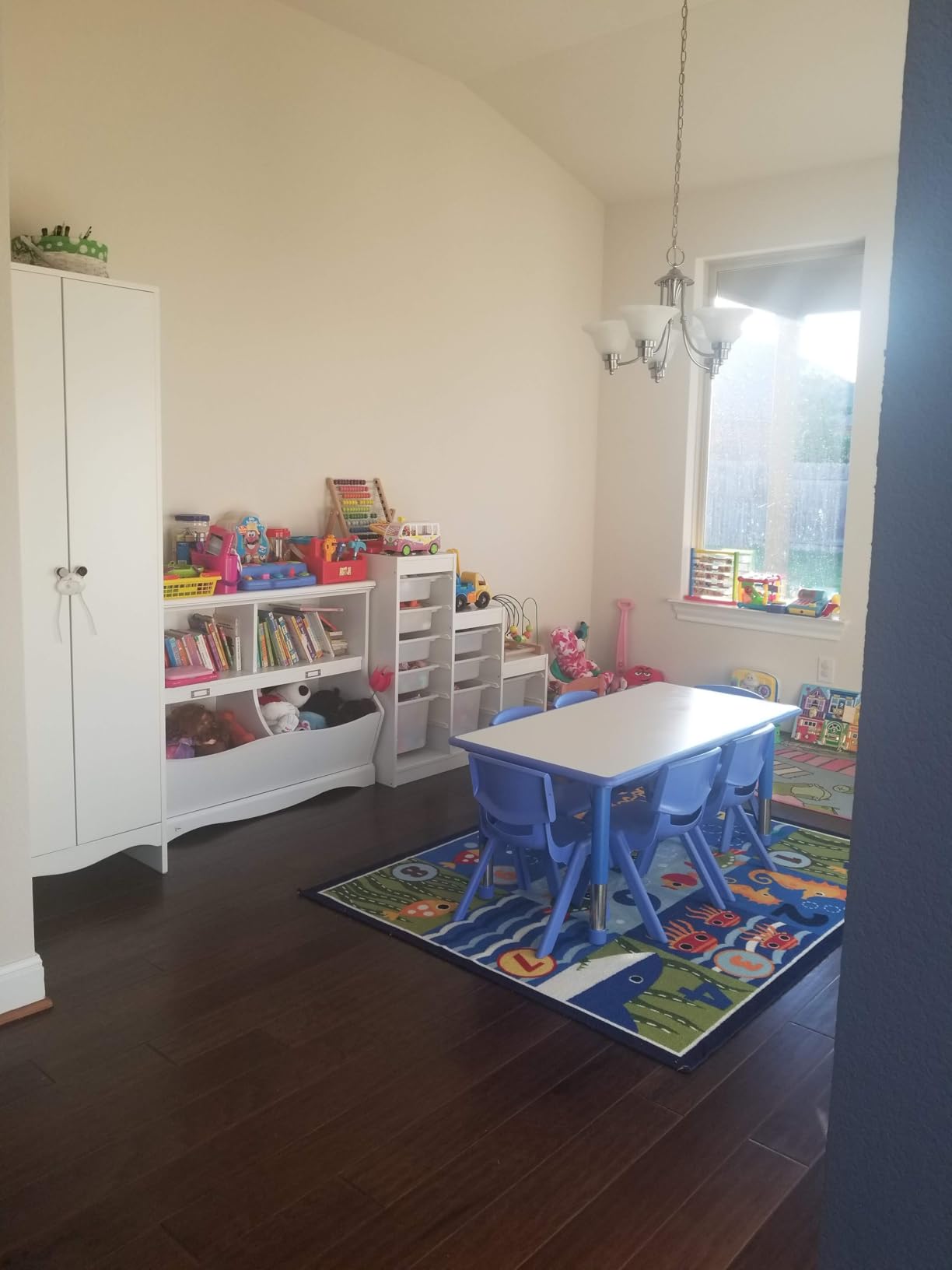 Flash Furniture Kids 47.25x23.6 in Plastic Activity Table, Natural customer photo 1