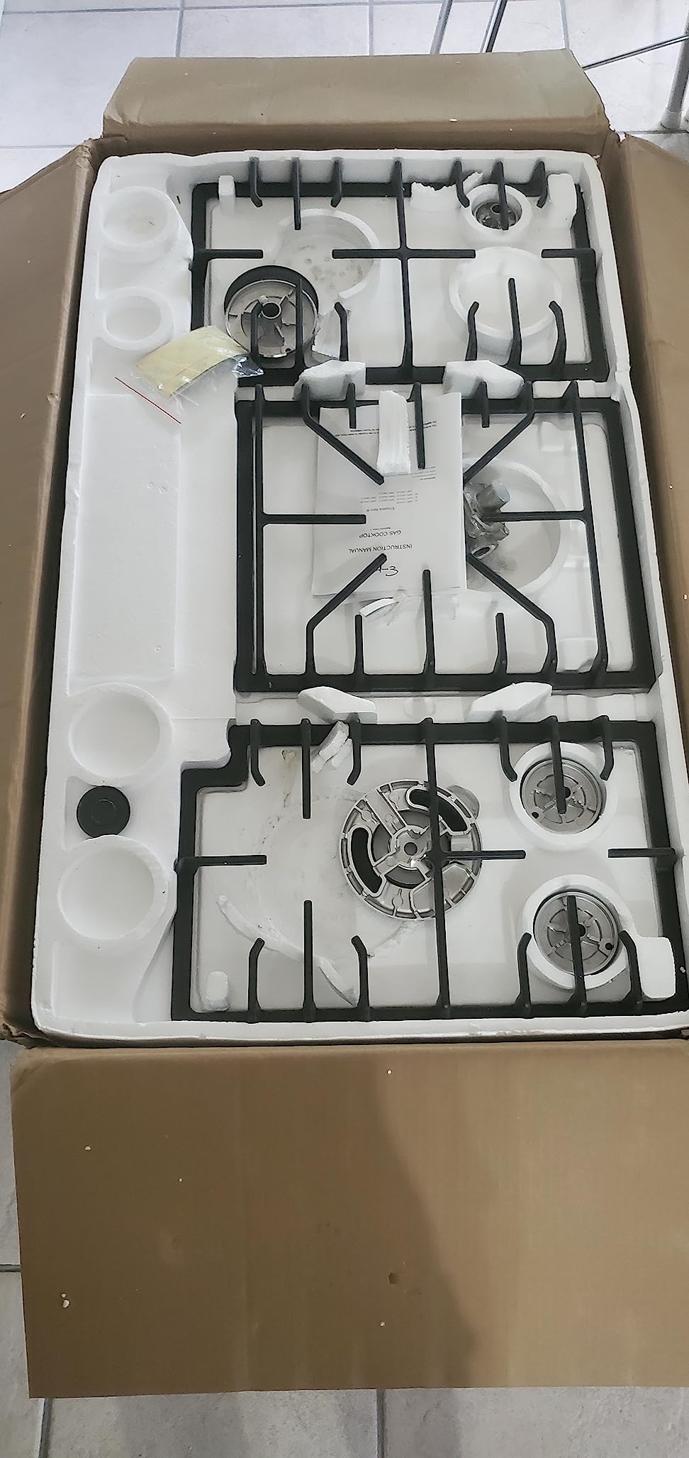Empava 30-Inch Gas Cooktop, 5 Italian SABAF Burners, Stainless Steel customer photo 2