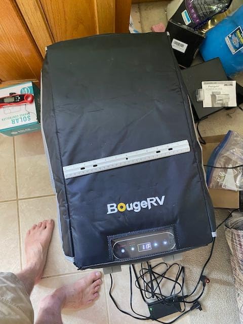 BougeRV 12V Refrigerator 53 Quart, Electric Car Cooler with MAX/ECO Mode | 12/24V DC, 45dB Quiet, -4~50°F, 3-level Battery Protection for Truck, RV, Camping, Use as freezer or refrigerator customer photo 1