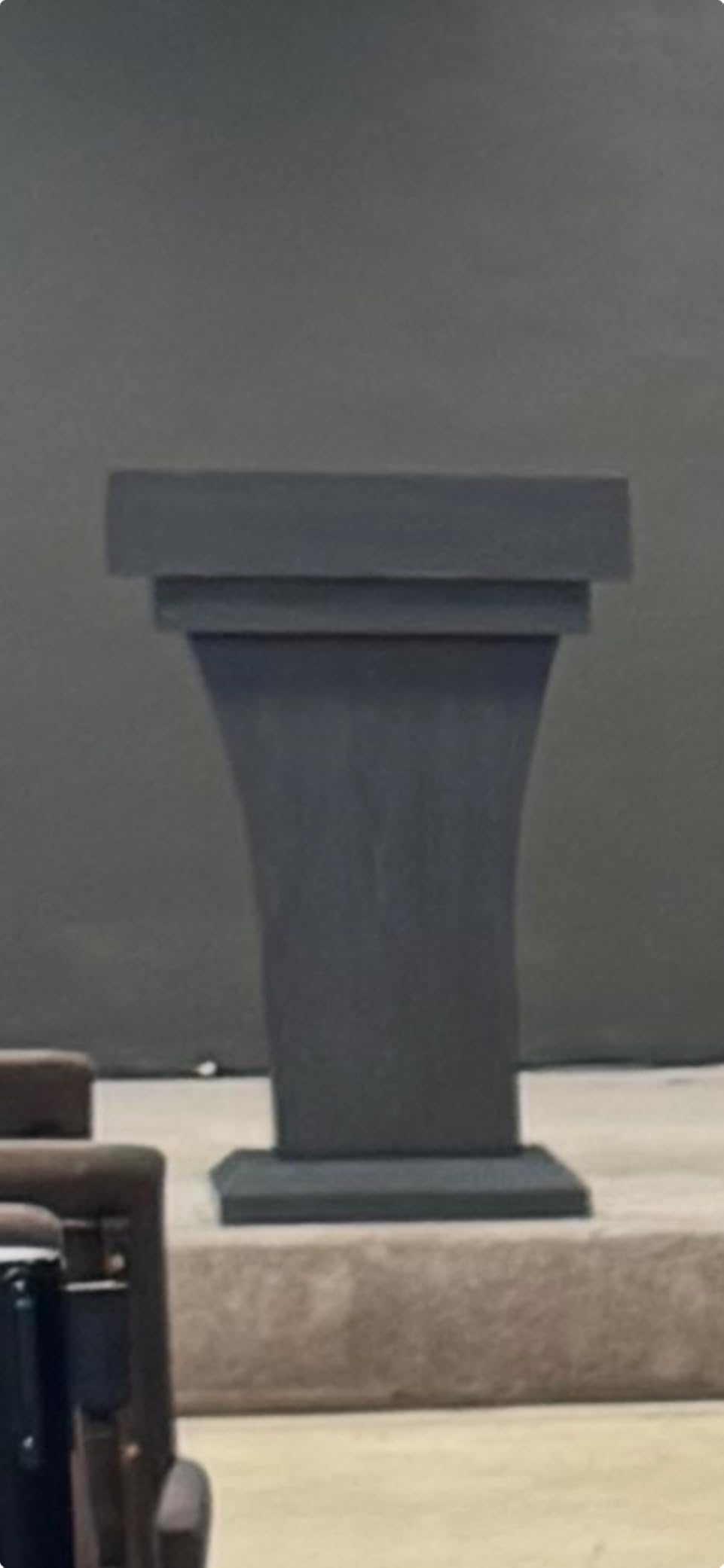 AdirOffice Church Pulpit, Wooden Podium - Height 43.33