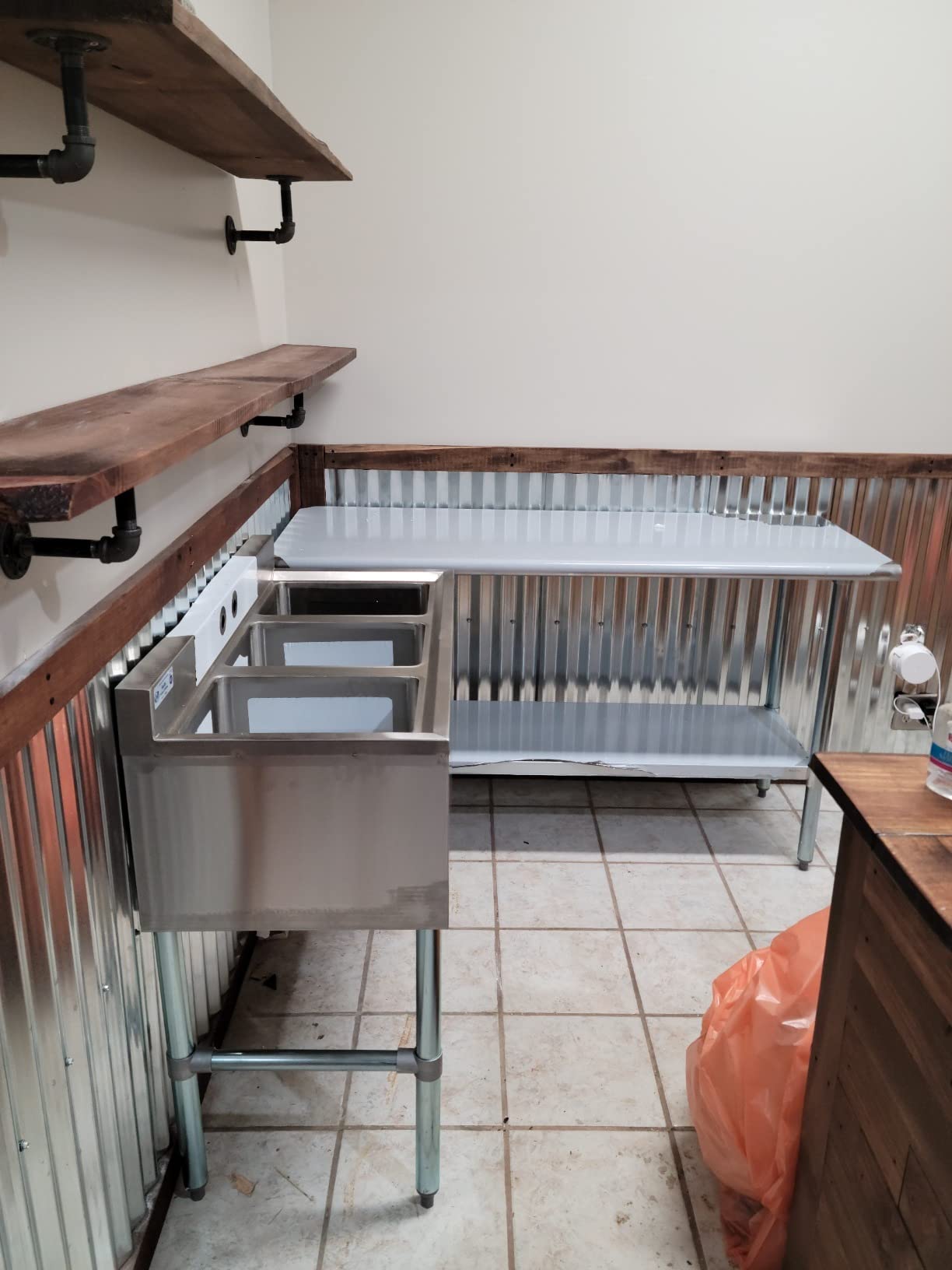 HALLY 3 Compartment Sink of Stainless Steel NSF Commercial Utility Basin | 10