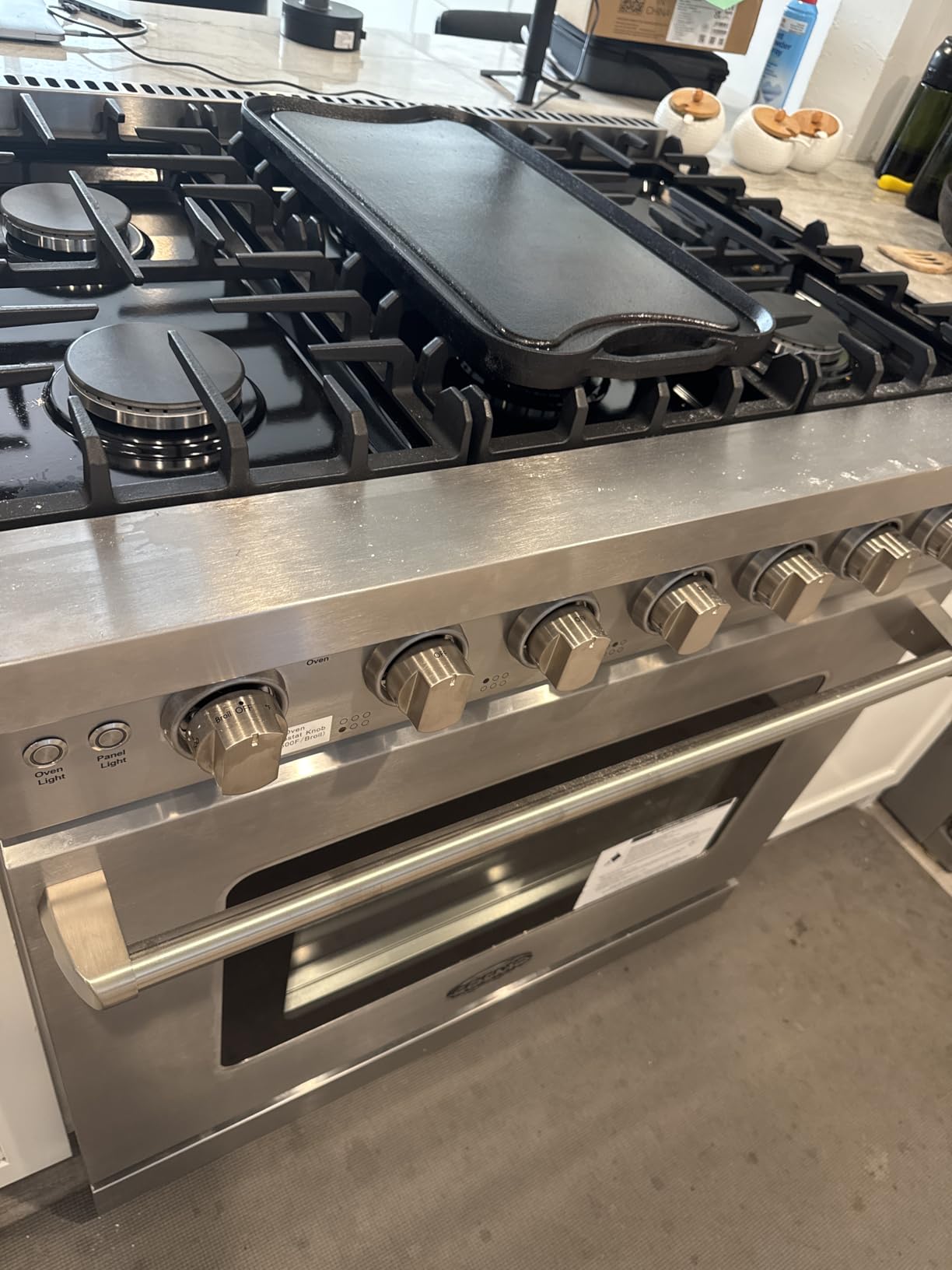 30 in. Haven Coll 4.8 cu ft 5 Burner Gas Range, Convection, Stainless Steel customer photo 2