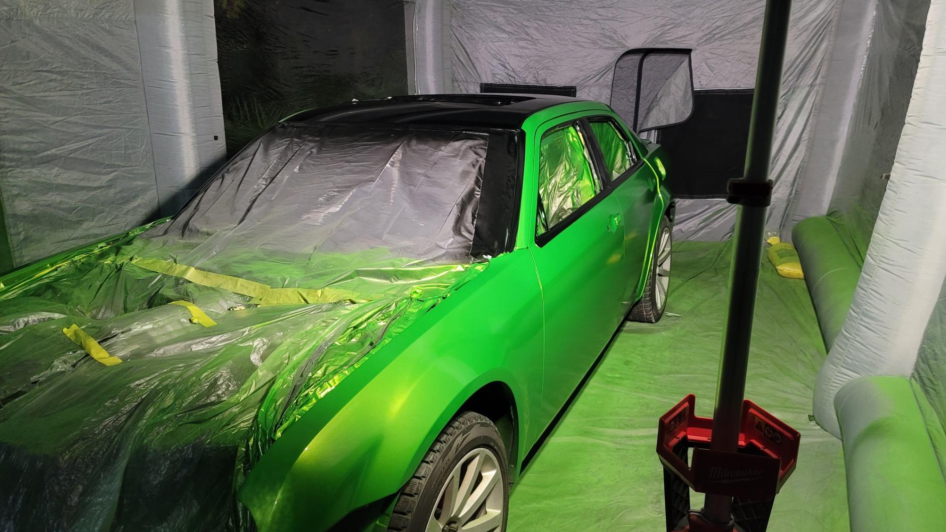 Sewinfla Professional Inflatable Paint Booth 23x20x14.5Ft with 2 Blowers (750W+950W) & Air Filter System Portable Paint Booth Tent Garage Inflatable Spray Booth Painting for Cars customer photo 1