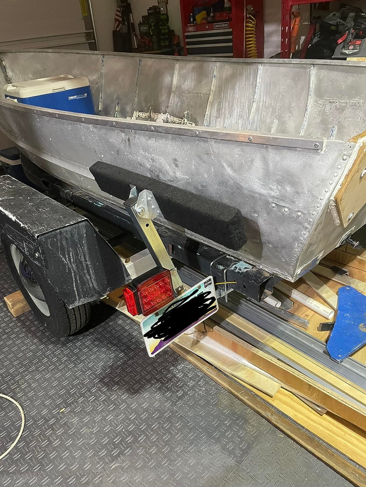 ECOTRIC Boat Trailer Guide 2 Foot Bunk Board Guide-On Rails Galvanized customer photo 2
