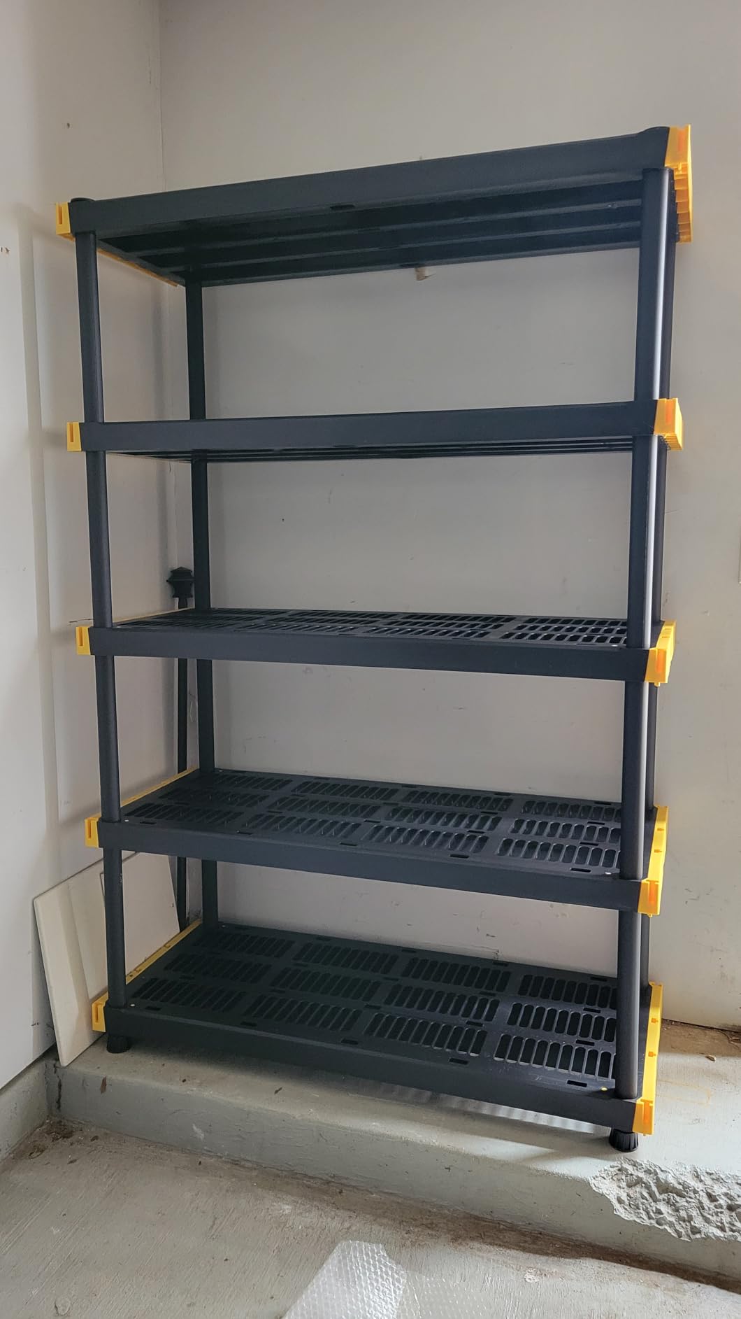 CX 4-Tier Heavy Duty Plastic Storage Shelves for Garage Organization customer photo 1