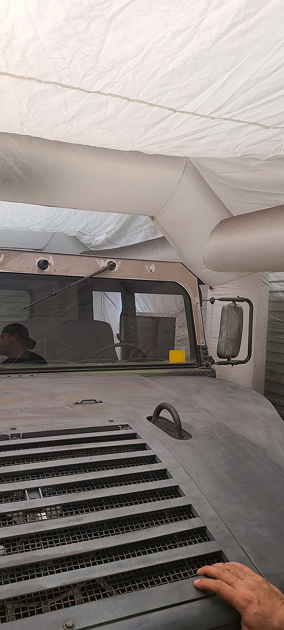 GORILLASPRO Portable Inflatable Panit Booth 30x16x11Ft,Inflatable Spray Booth with 2 Blowers (950W+950W),Upgrade Air Filter System Environment Friendly,More Durable Portable Spray Painting Tent Booth customer photo 1