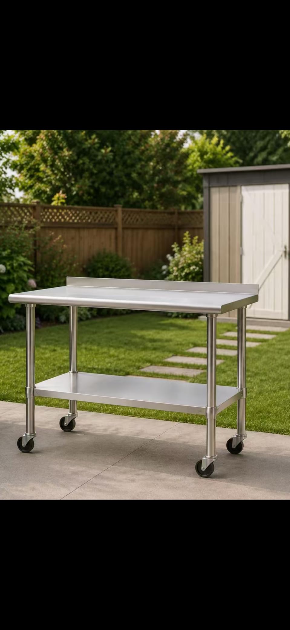 Hally Stainless Steel Table for Prep&Work 24