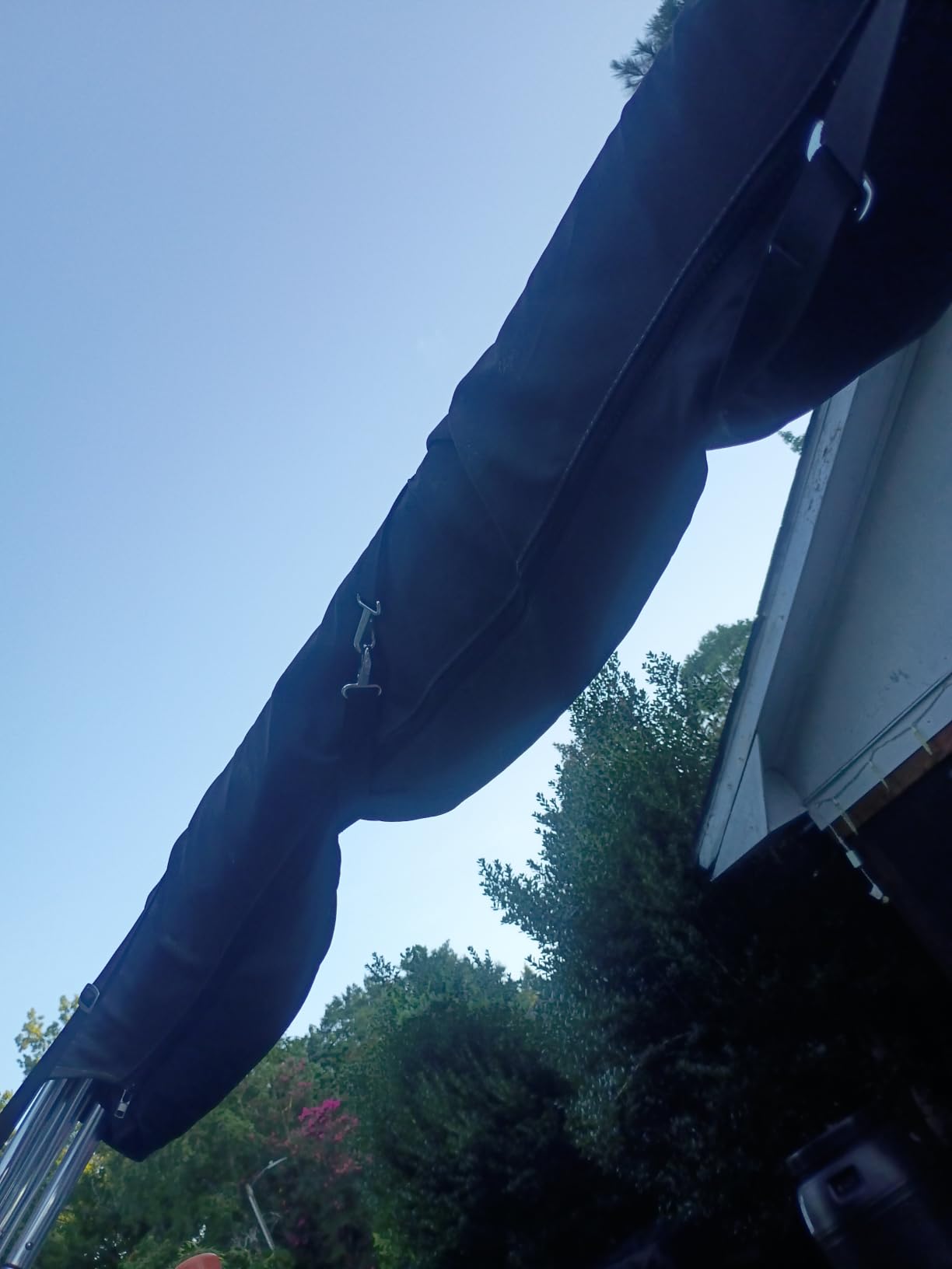 Seamander 4 Bow Bimini Top Boat Sun Shade Cover, 8'L 54