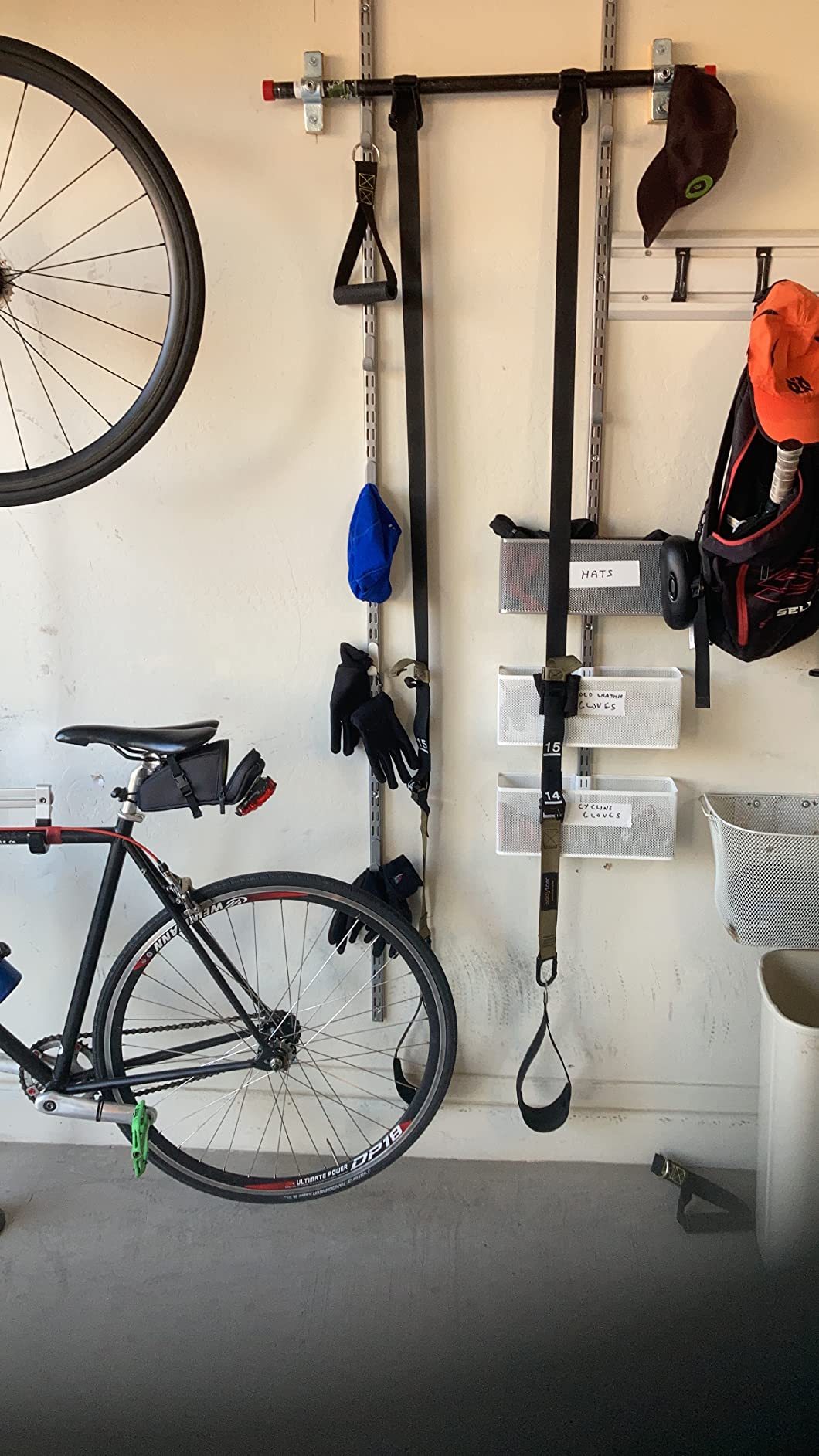 Suspension Trainer, Bodyweight Training Straps for Full Body Workouts at Home, Includes Door Anchor, Extension Arms and Advanced Foot Straps. Green customer photo 2