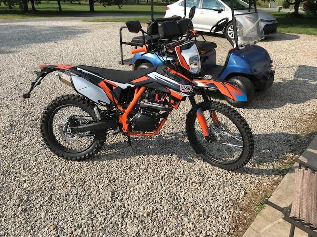 X-PRO Titan DLX 250cc Gas Dirt Bike Pit Bike Adult Bike,Big 21