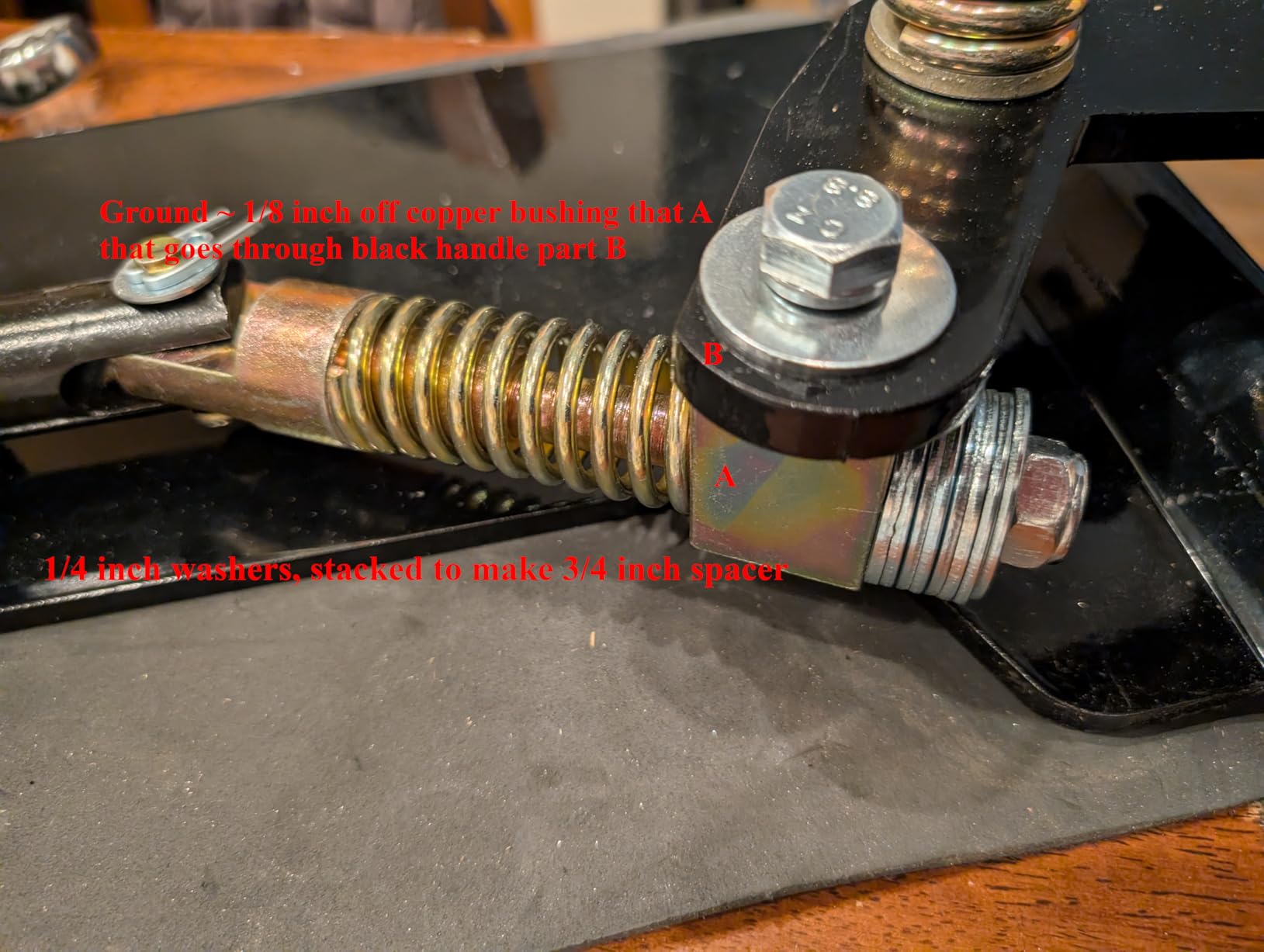 ECOTRIC Skid Steer Quick Tach Conversion Adapter | Compatible with Bobtach Kubota Latch Boxes Universal Blank QTA Capacity; 4000LBS Red customer photo 2