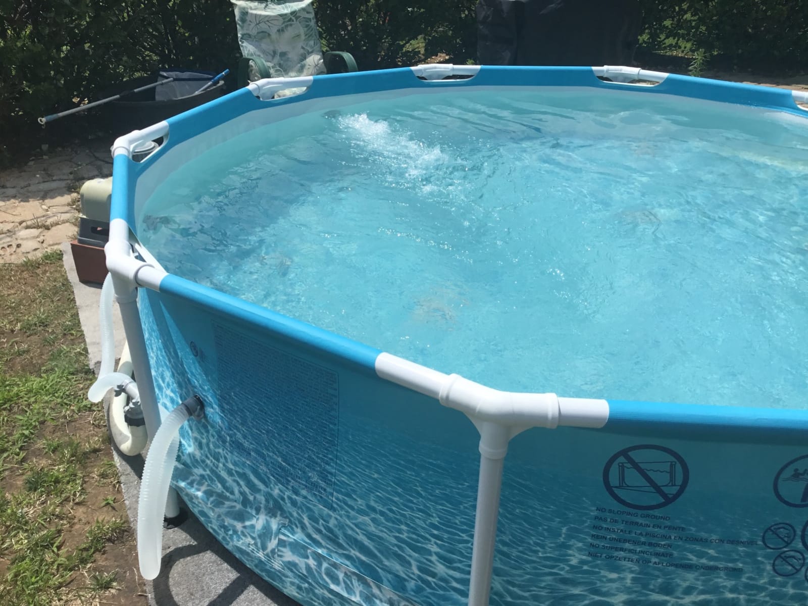 INTEX Beachside Metal Frame 10ft x 30in Round Above Ground Pool | 28206EH - Pool Only (Pump Not Included) customer photo 1