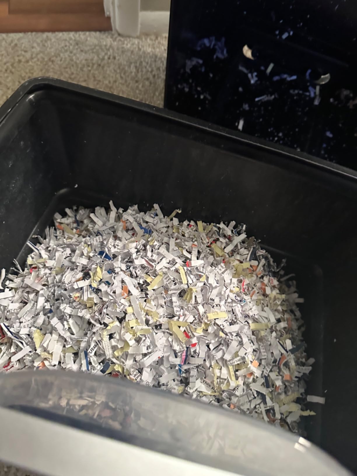 BONSEN 16-Sheet Heavy Duty Paper Shredder for Office, 60-Minute Running Time Cross-Cut CD Shredder with 60dB Low-Noise, 5.3-Gallon Pull Out Bin, Anti-Jam & Quiet Shredder for Home Office (S3102) customer photo 2