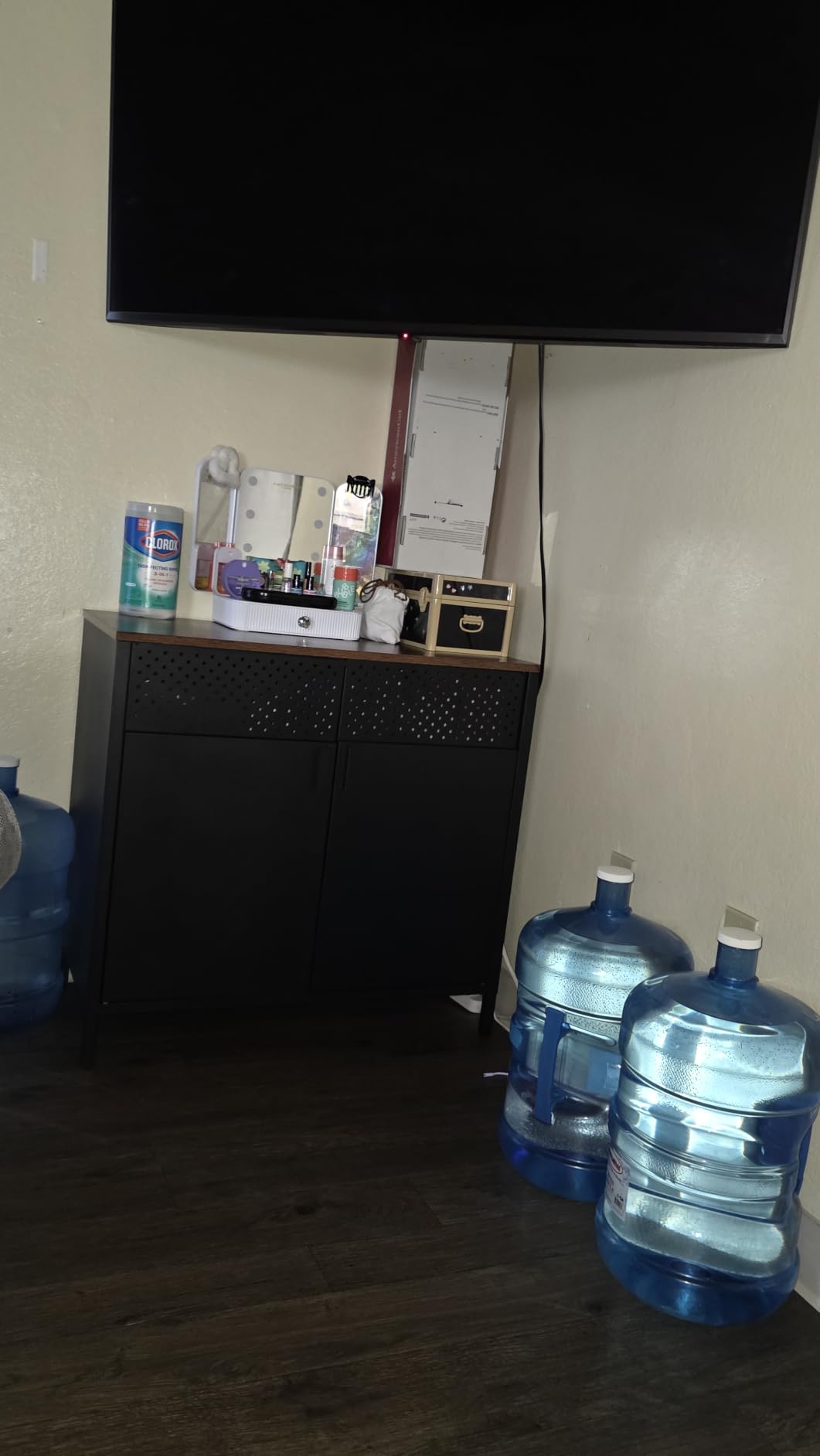 SONGMICS Storage Cabinet, Sideboard with Adjustable Shelves customer photo 1