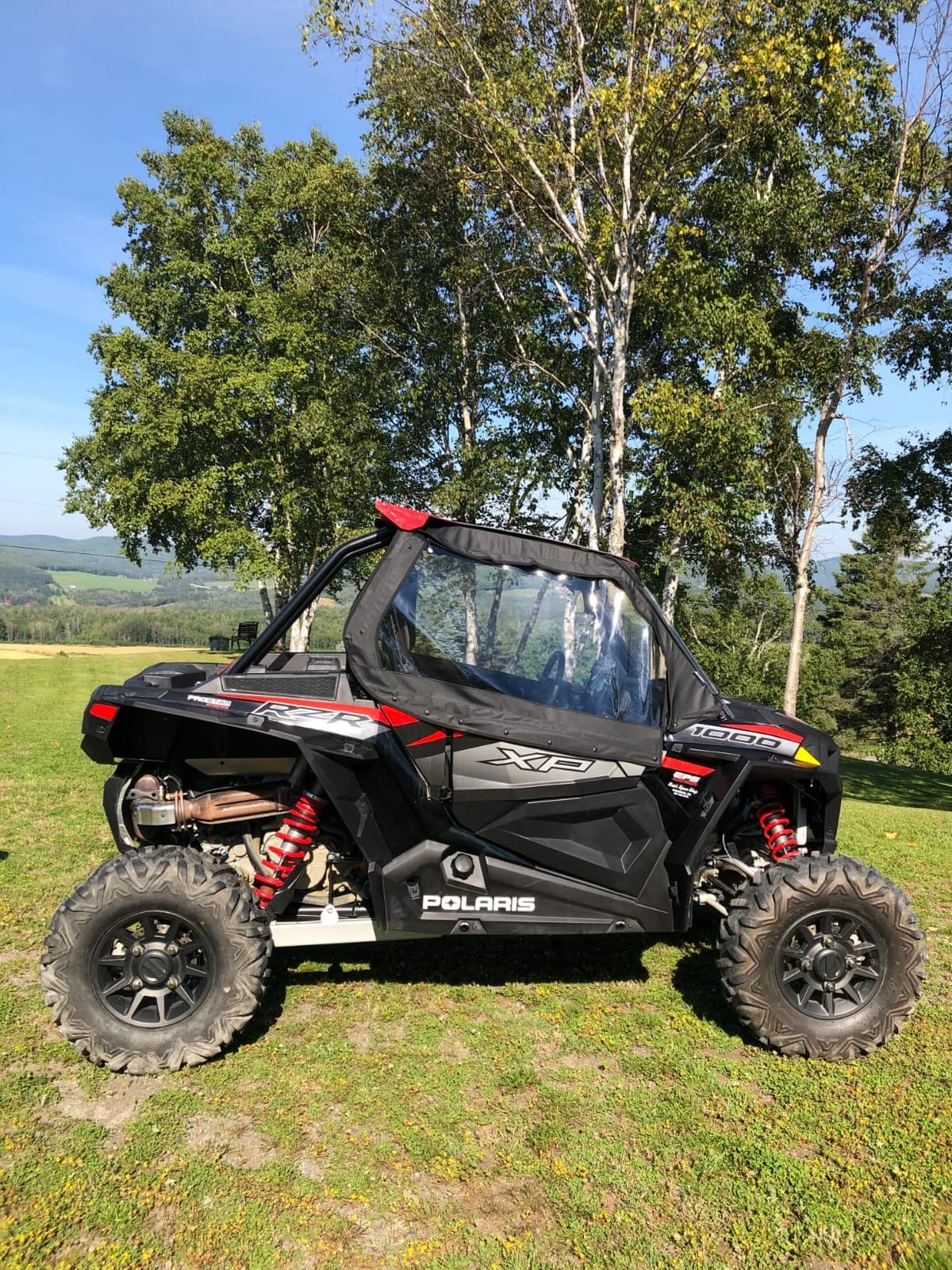 SuperATV Primal Soft Cab Enclosure Upper Doors for 2014-2023 Polaris RZR XP 1000-2 Upper Doors - Hook and Loop Strips and Snaps Secures to Frame customer photo 2