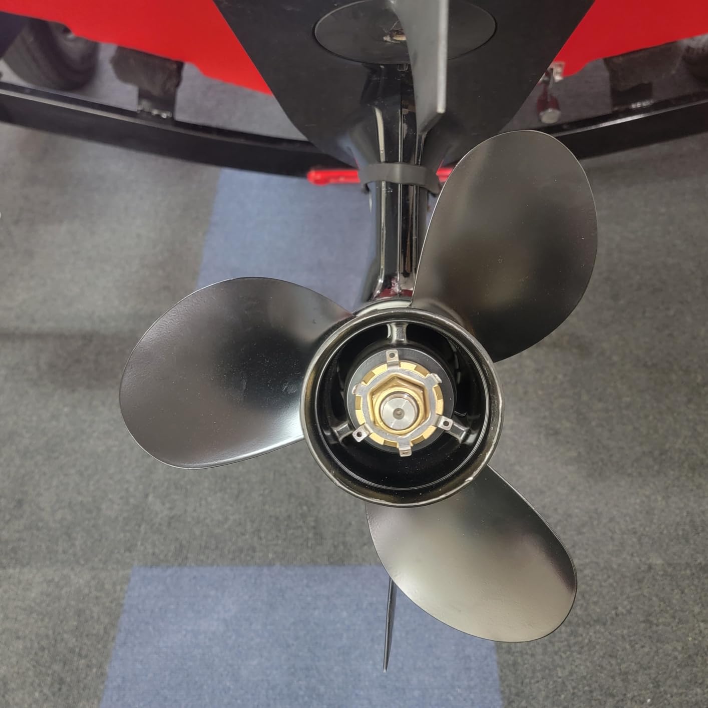 13 1/4 x17 Boat Propeller 48-77344A45 for Mercury 60-125 hp | Upgrade Boat Propeller for Mercury Outboard Motors 60 75 80 90 100 115 125 HP, 15 Spline Tooth, Hub Kits Included, RH customer photo 1