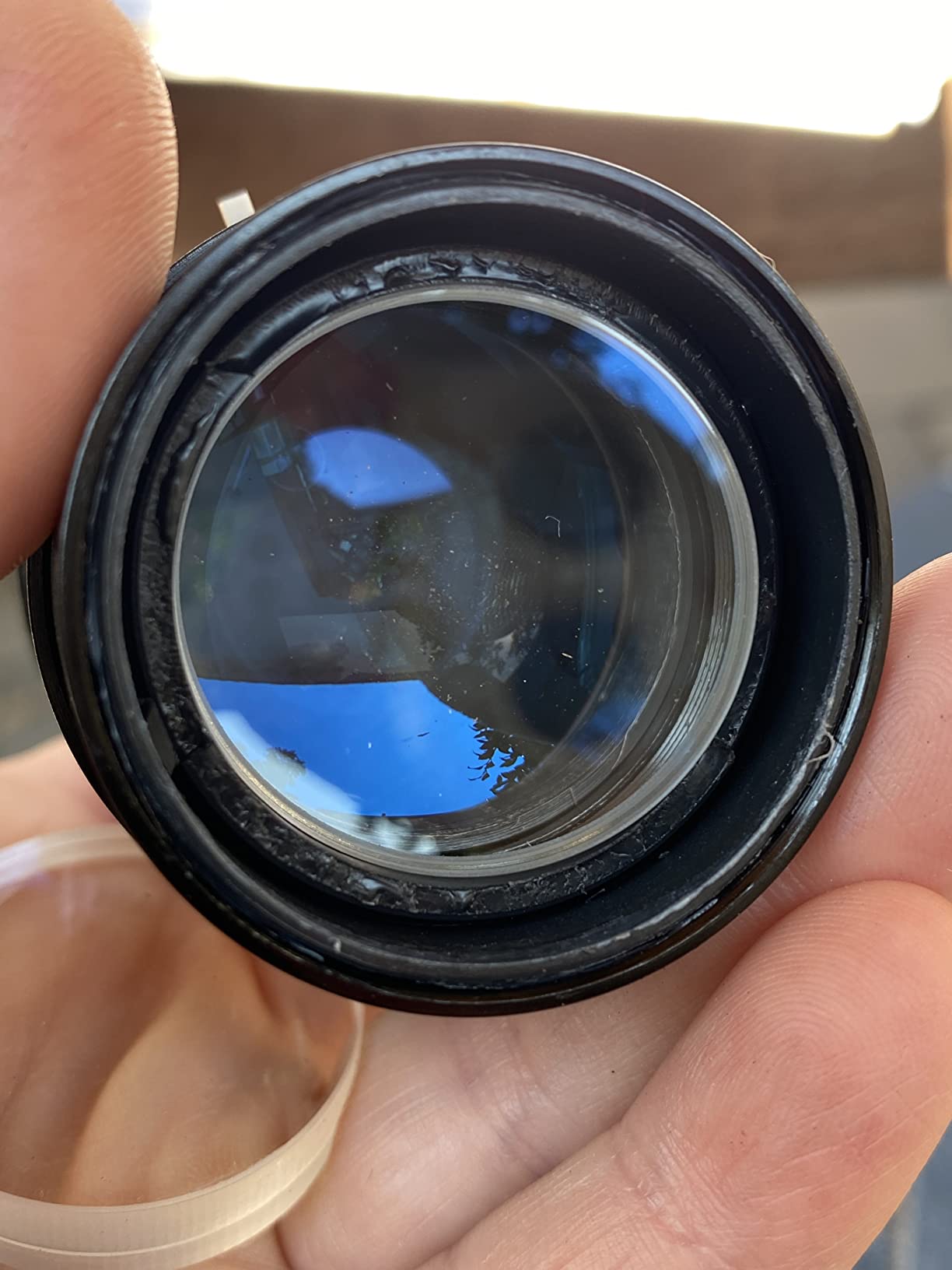 10x Jewelers Loupe, Illuminated Magnifying Glass, Portable Pocket Reading Magnifier with 25mm with LED Focused Eye Loupe Magnifier for Gems,Coins, Interchangeable Reticle Scale (4 Scale Glass) customer photo 2
