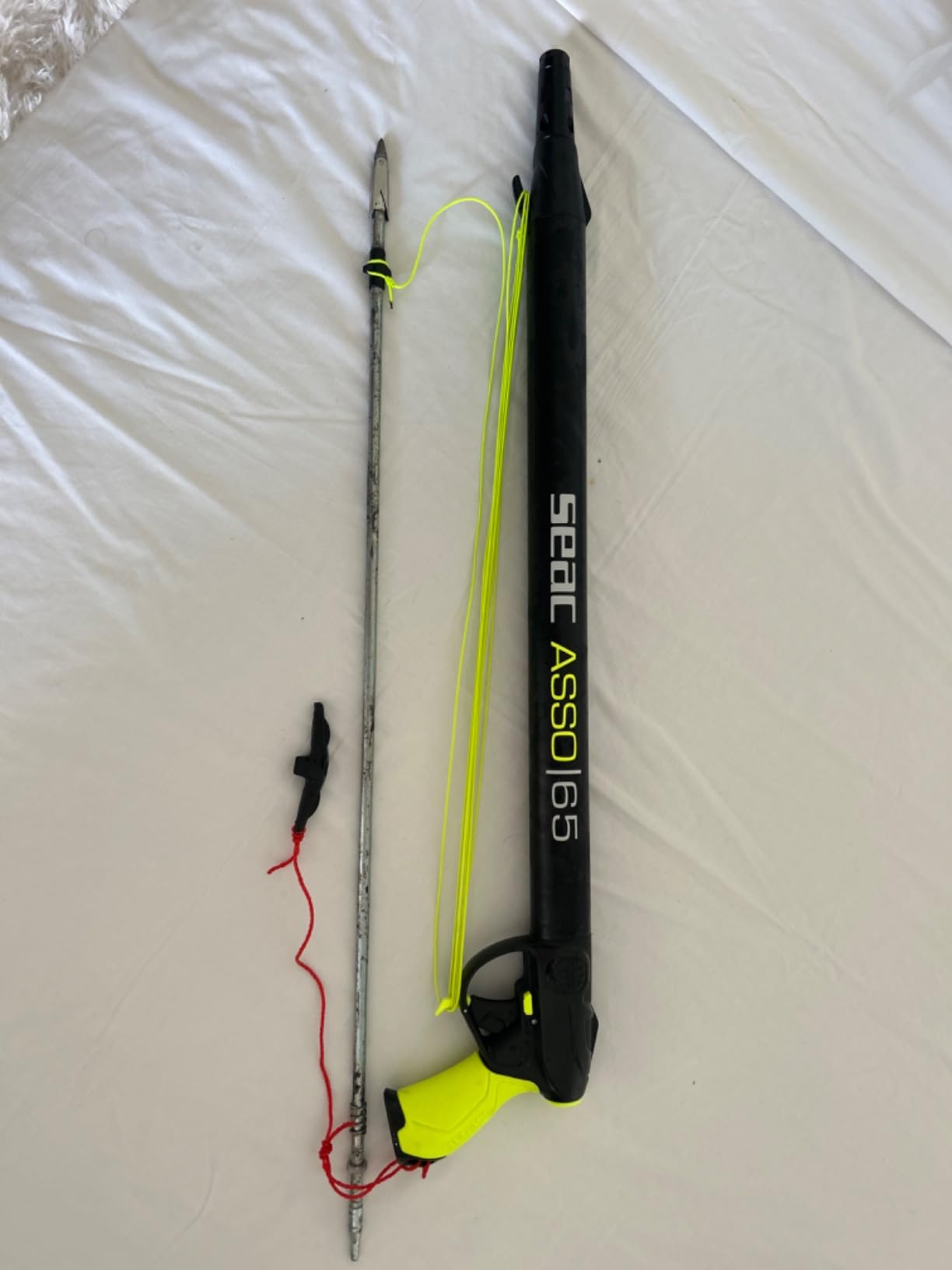 Seac Asso S/R, Pneumatic Speargun with Regulator, Anti Stress Rubber Handle. Made in Italy customer photo 1