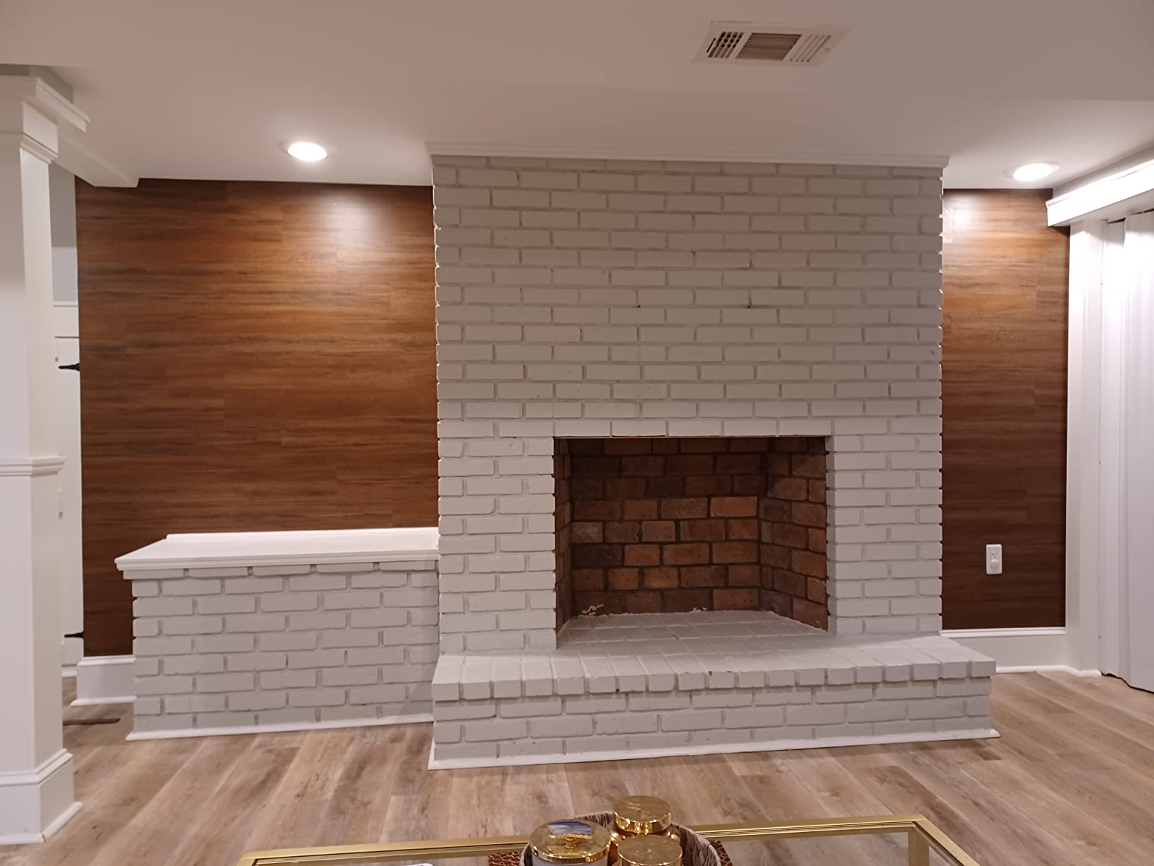 MSI Hampstead Maplewood Gray 6 in. x 48 in. Glue Down Wood Look LVT Plank customer photo 1