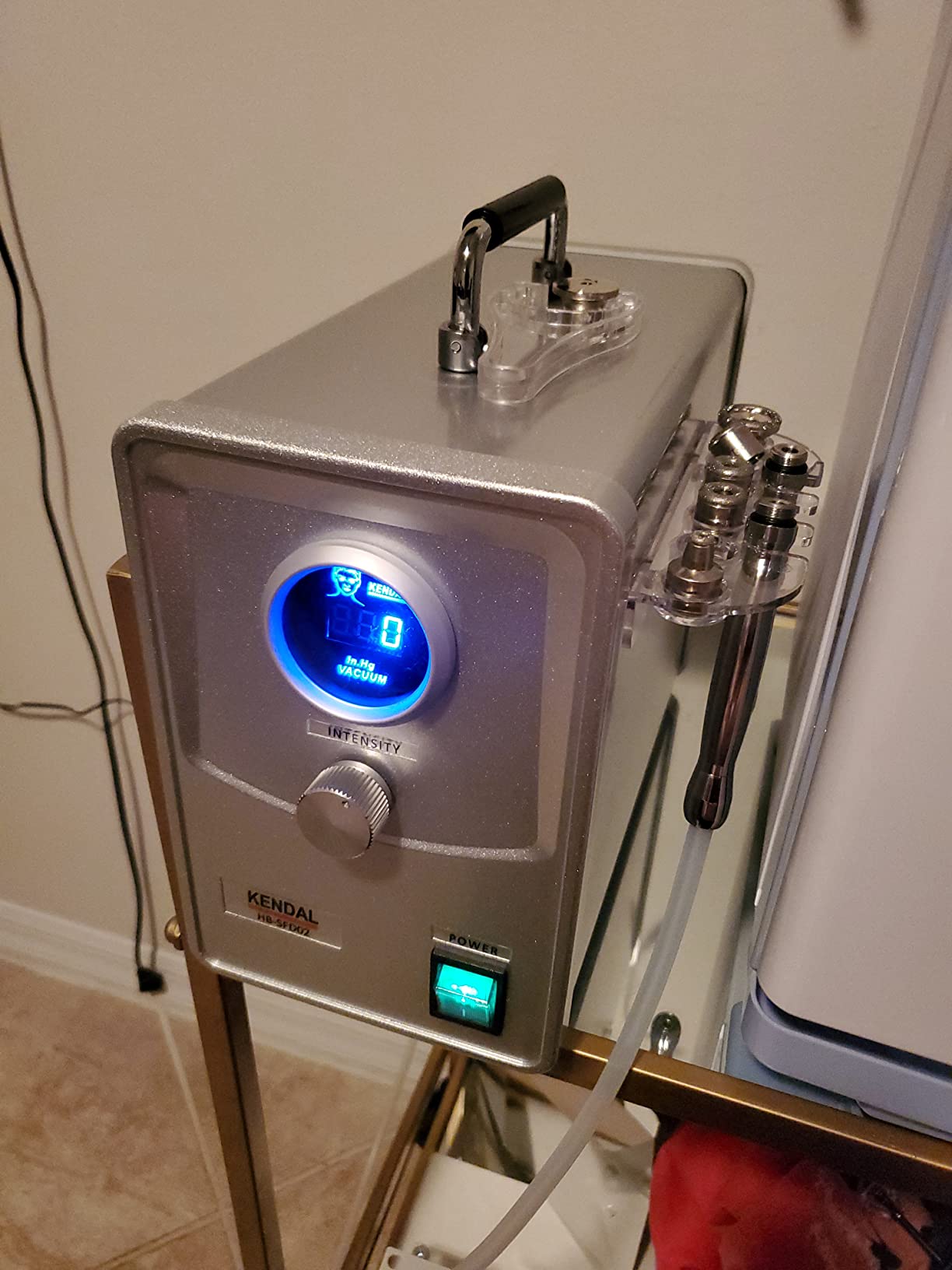 Kendal Professional Diamond Microdermabrasion Machine, Dermabrasion Facial Skin Care Equipment with Digital Display also good for home use 110V-220V HB-SFD02 customer photo 1