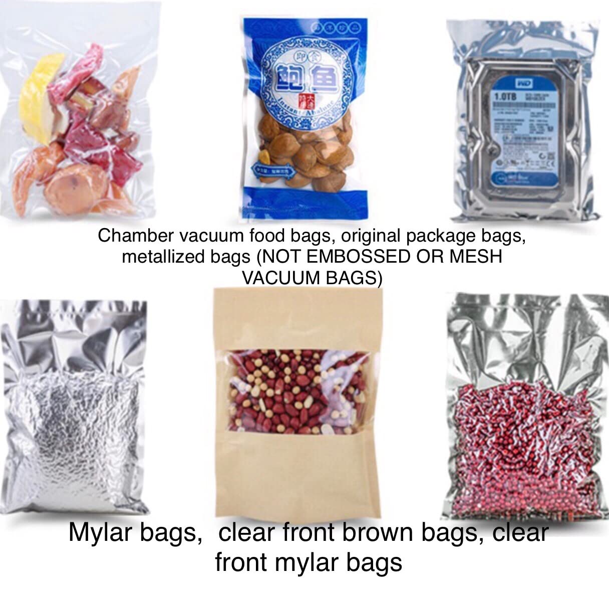 MAGIC SEAL MS175 Nozzle Vacuum Sealer for Mylar Bags, Smooth Flat Pouches customer photo 2