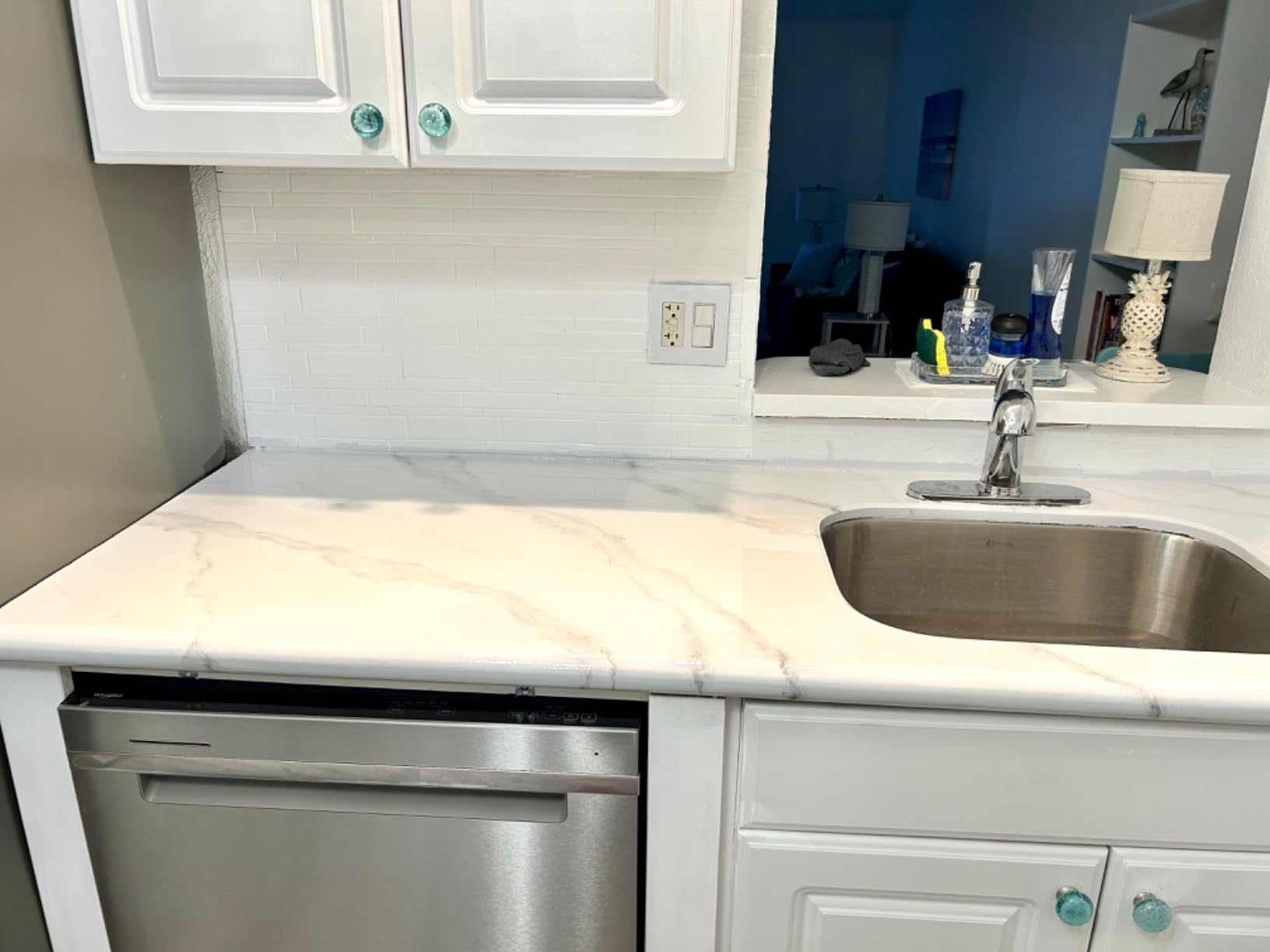 Giani Marble Easy Epoxy Countertop Paint Kit (Belgotta Black) customer photo 2