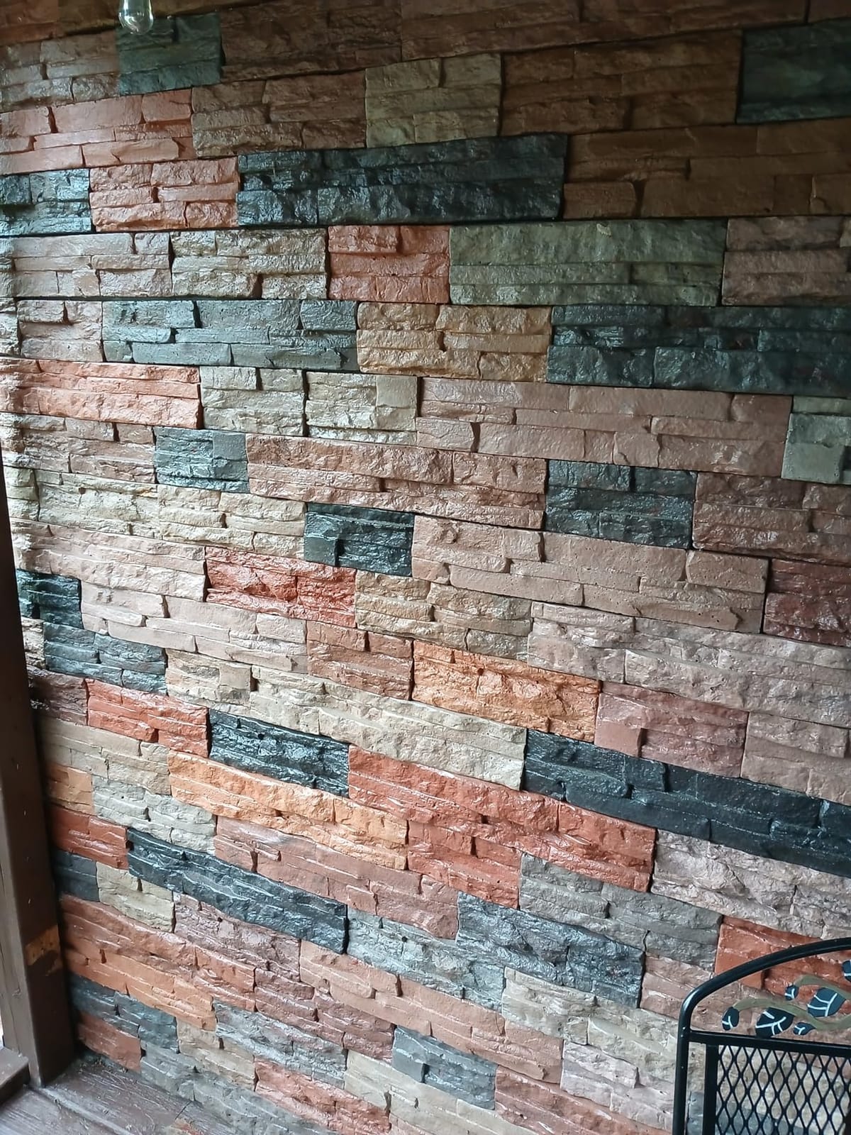 Panel Veneer Stone Rubber Mold for Concrete or Plaster, Western Quick Fit Flats, 21.5x20, Version 4, Recycled Material customer photo 1